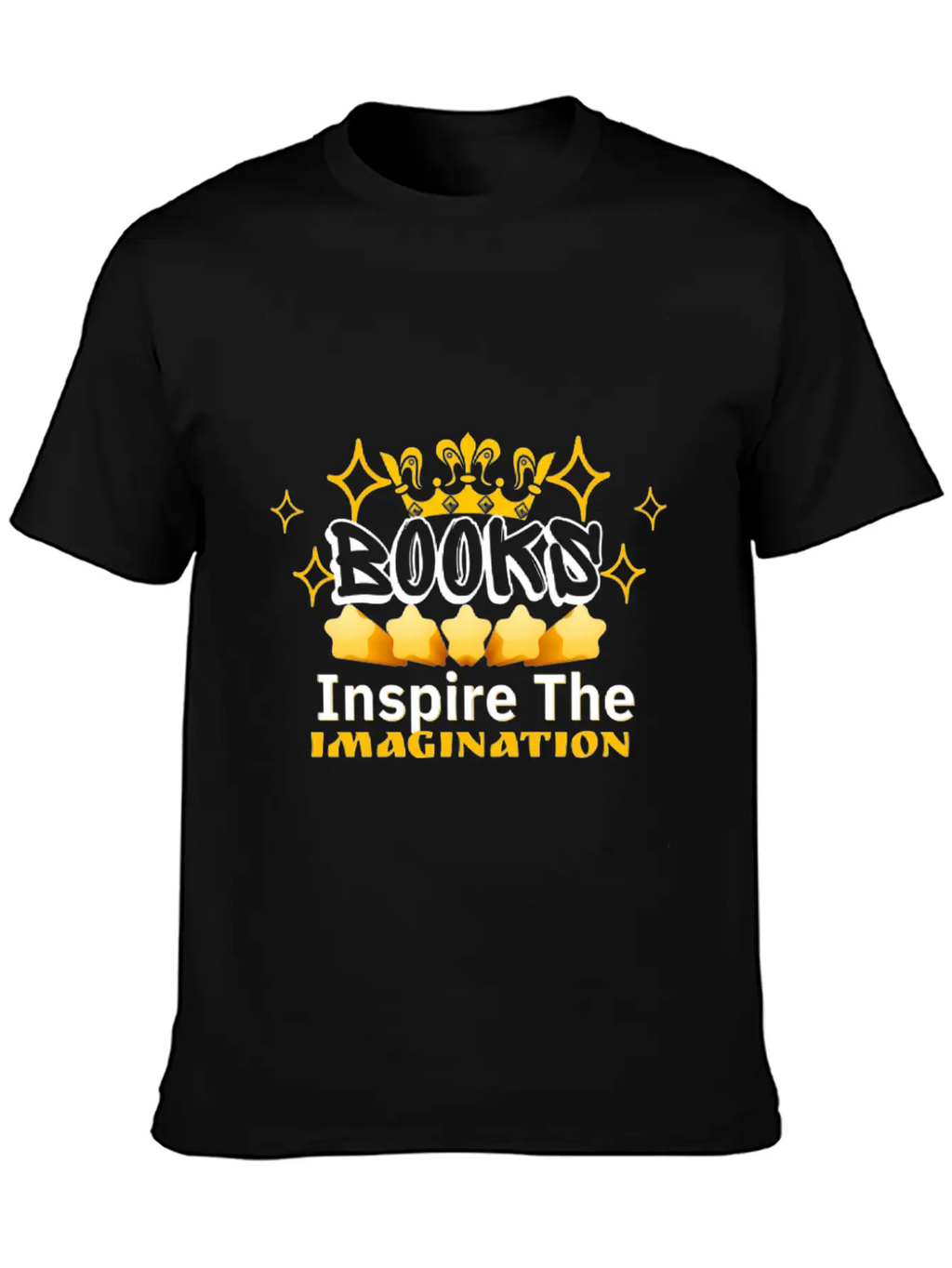 Books Inspire The Imagination Stylish Everyday T-Shirt – Unisex Basic Cotton Tee