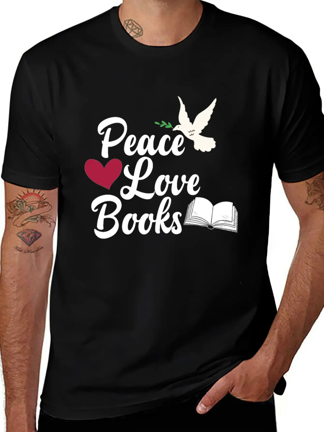 Books Reading Love Gift Stylish Everyday T-Shirt – Unisex Basic Cotton Tee