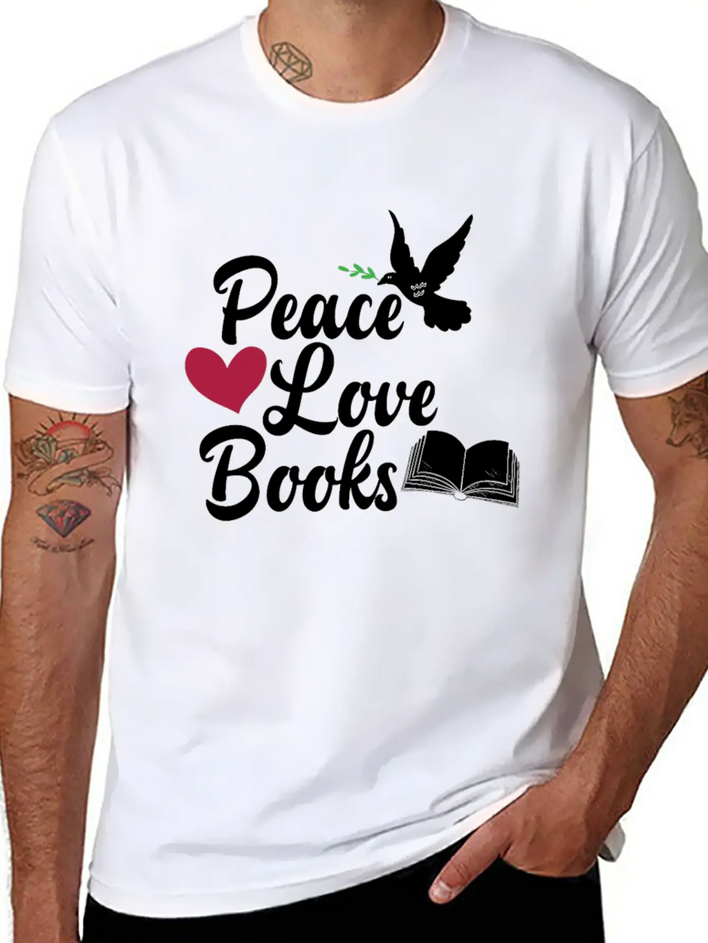 Books Reading Love Gift Stylish Everyday T-Shirt – Unisex Basic Cotton Tee