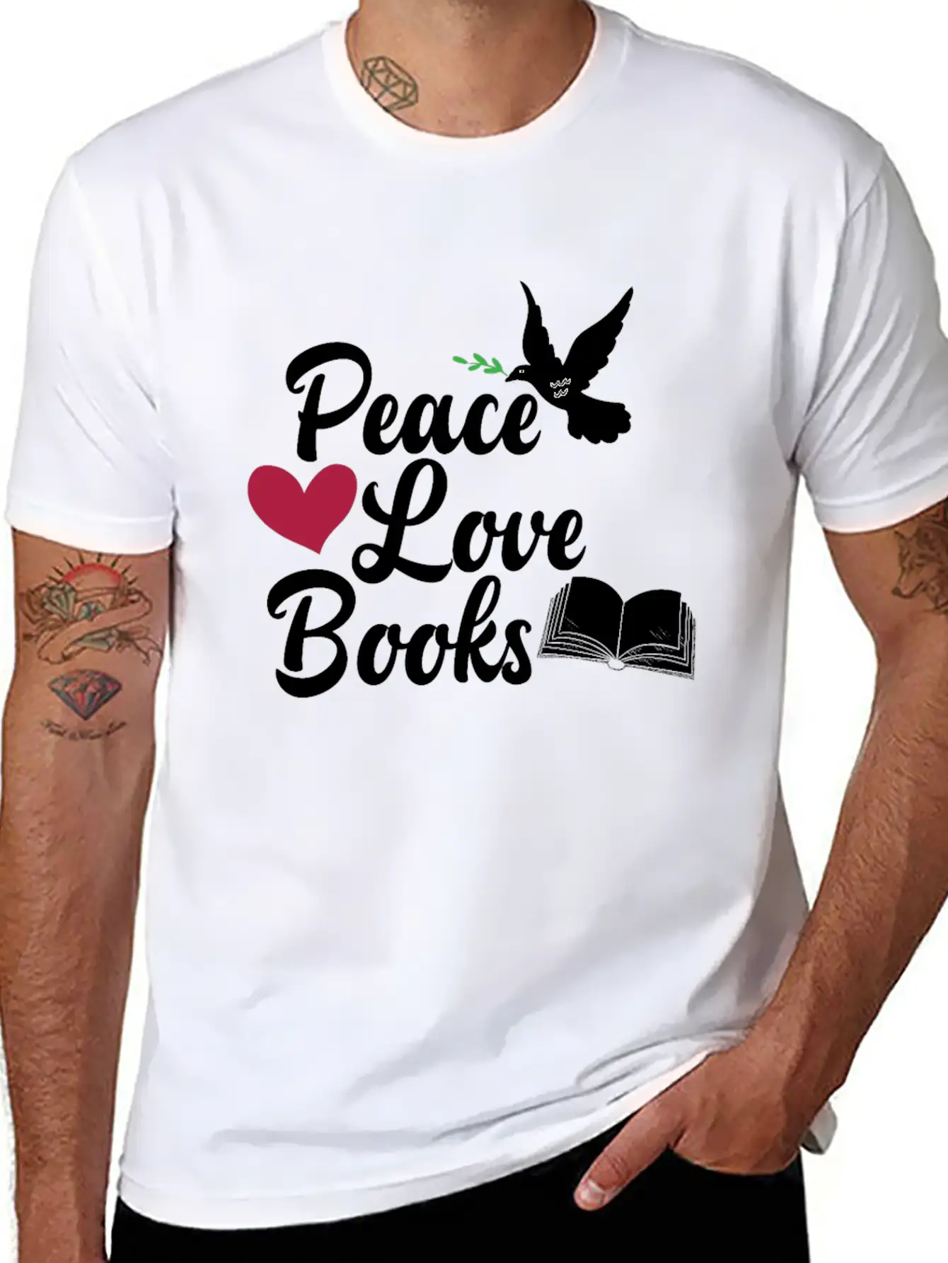 Books Reading Love Gift Stylish Everyday T-Shirt – Unisex Basic Cotton Tee