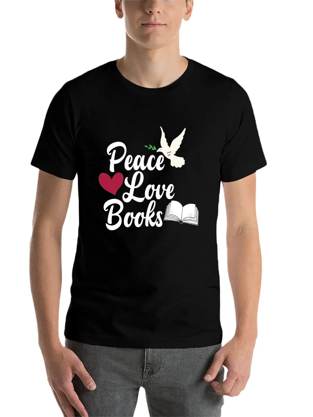 Books Reading Love Gift Stylish Everyday T-Shirt – Unisex Basic Cotton Tee