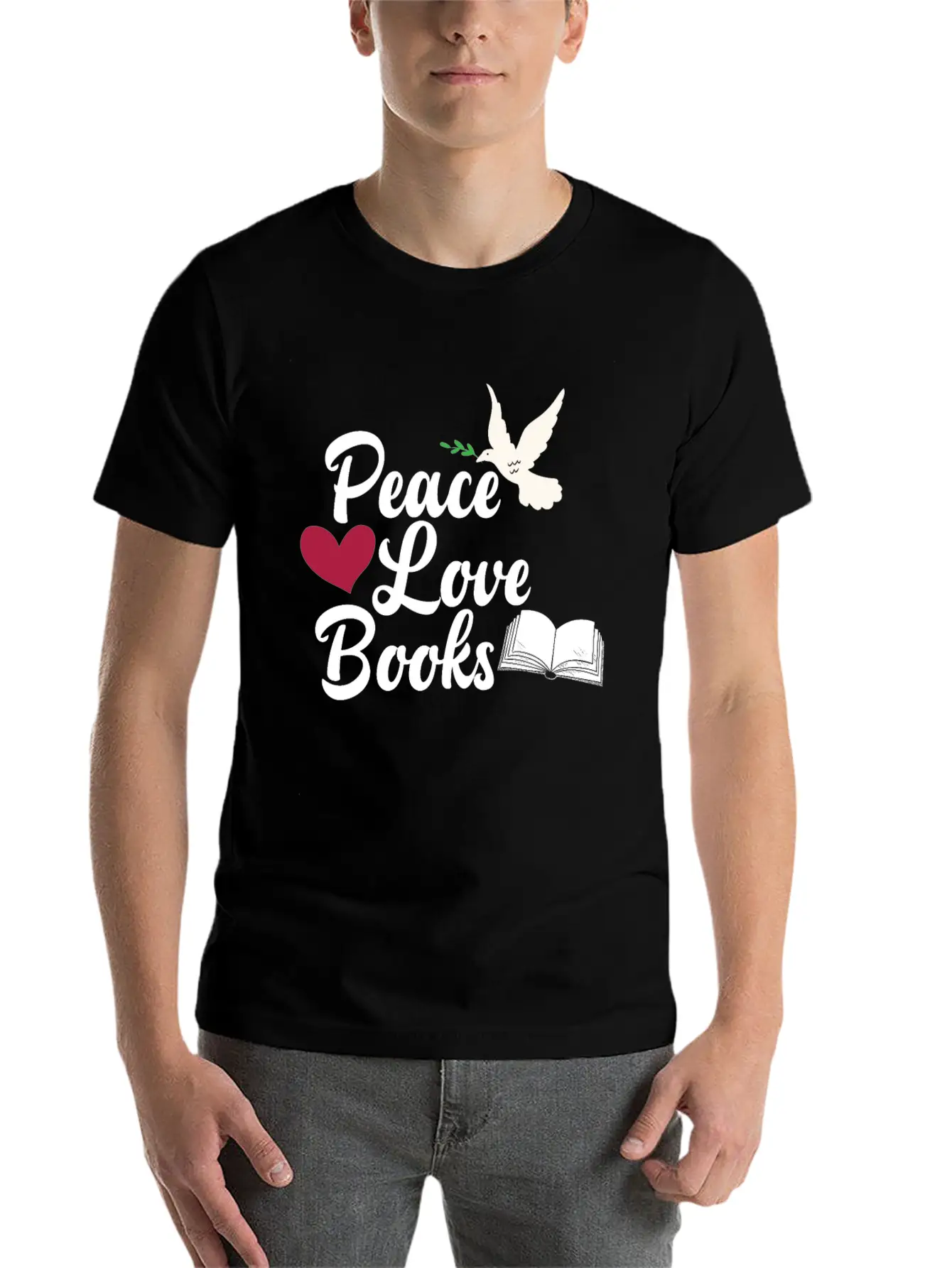 Books Reading Love Gift Stylish Everyday T-Shirt – Unisex Basic Cotton Tee