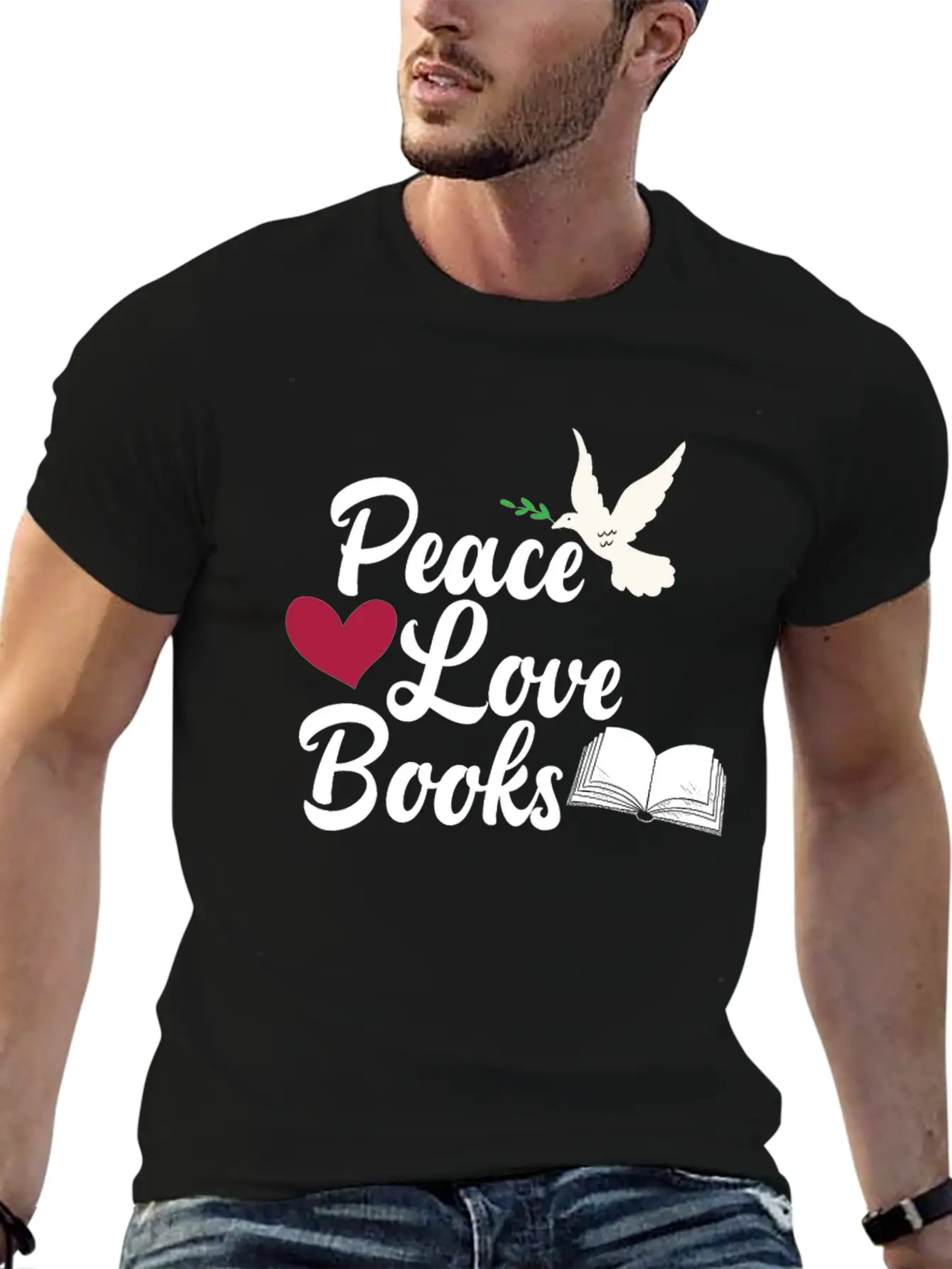 Books Reading Love Gift Stylish Everyday T-Shirt – Unisex Basic Cotton Tee