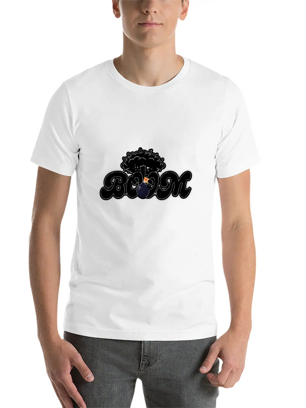 Boom Breathable Soft Cotton T-Shirt – Timeless Casual Look