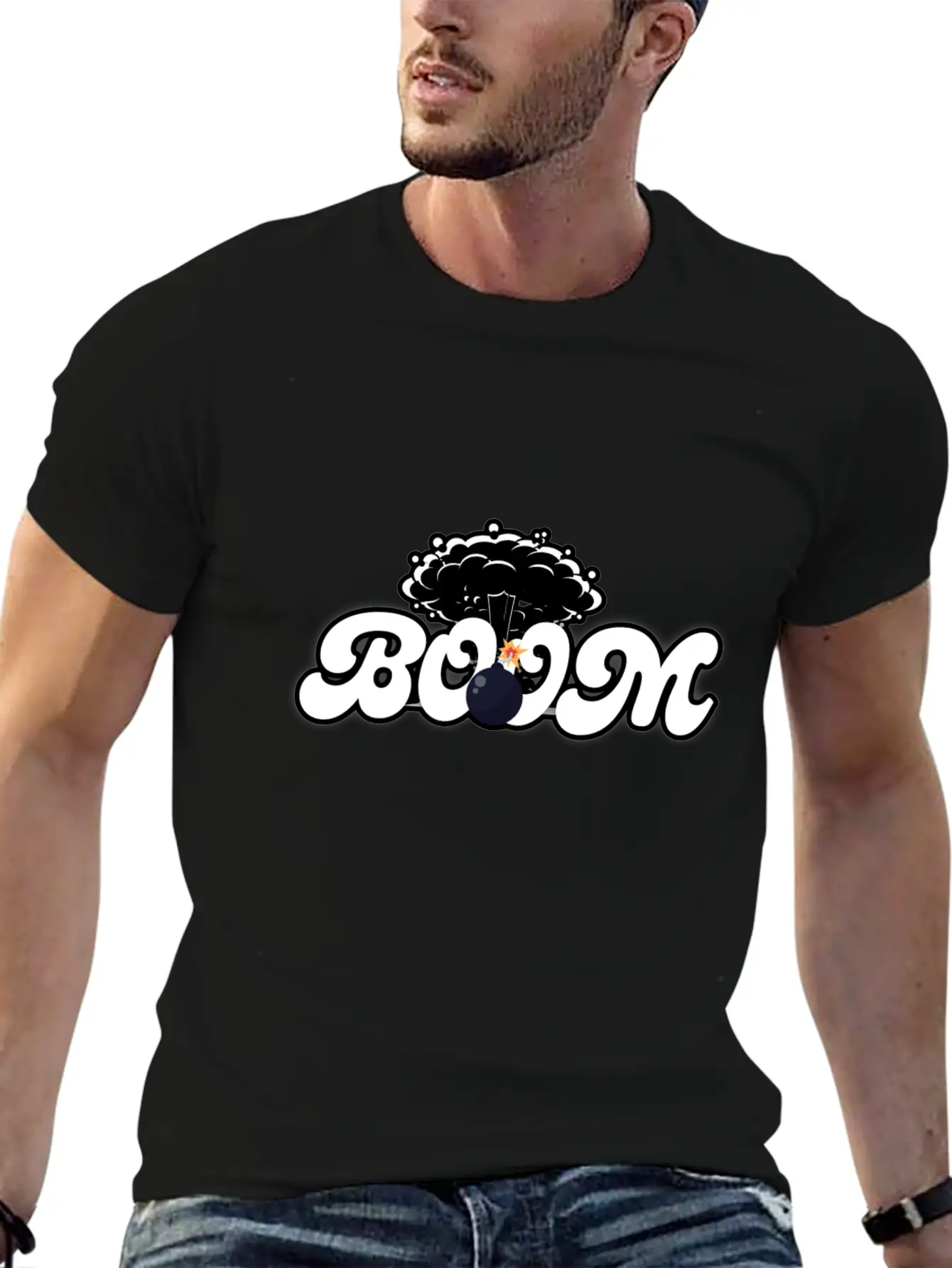 Boom Breathable Soft Cotton T-Shirt – Timeless Casual Look