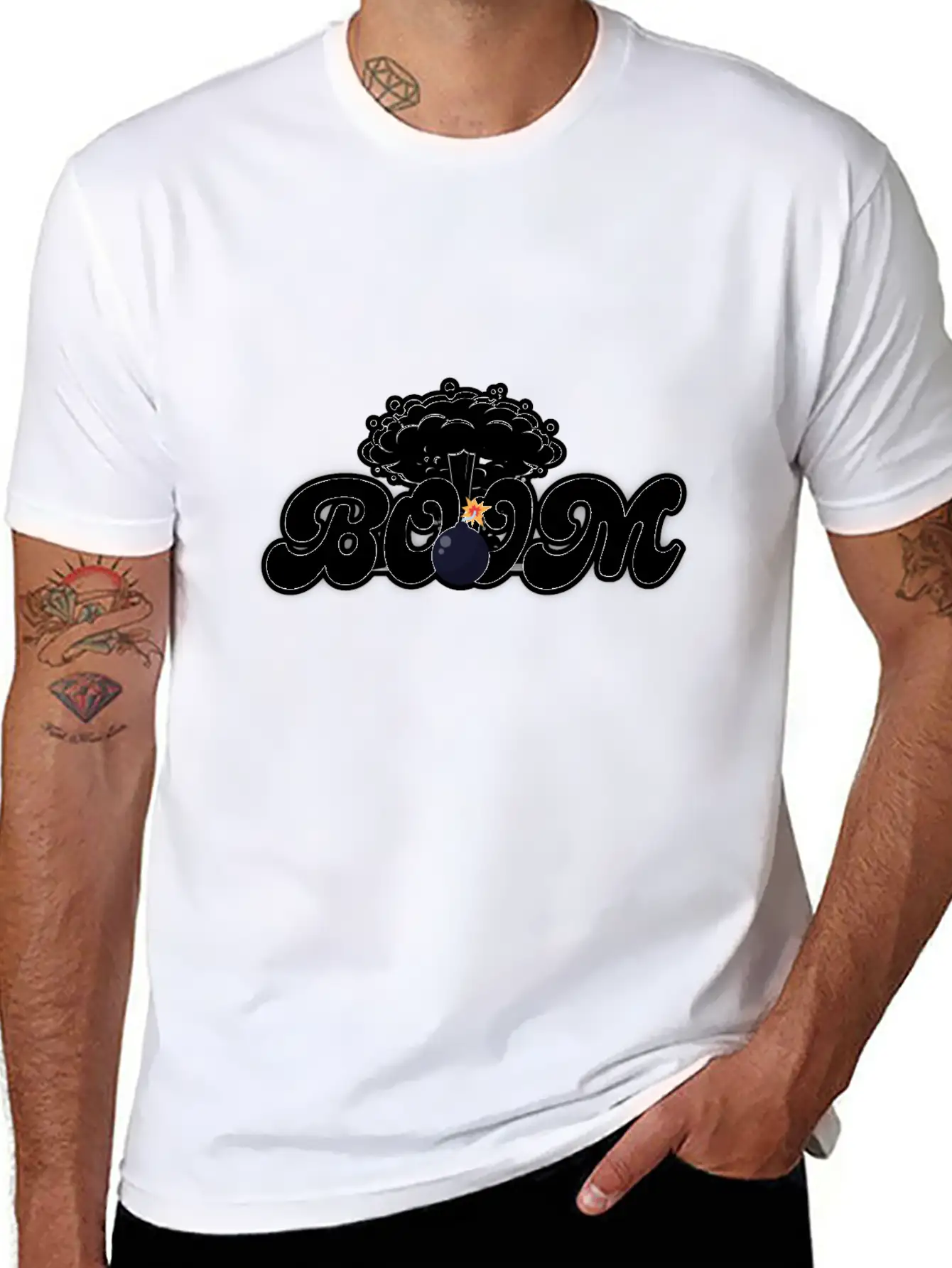 Boom Breathable Soft Cotton T-Shirt – Timeless Casual Look