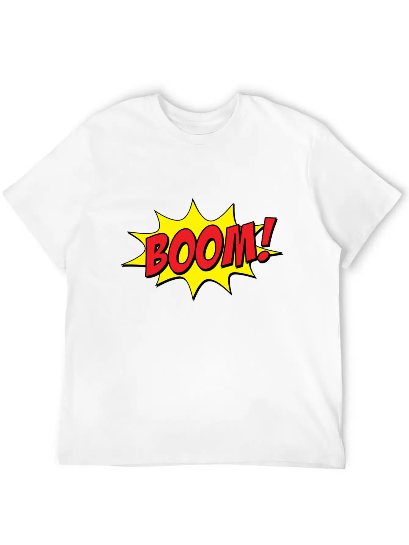 Boom! Pop Art Basic Graphic T-Shirt – Daily Comfort In Soft Cotton