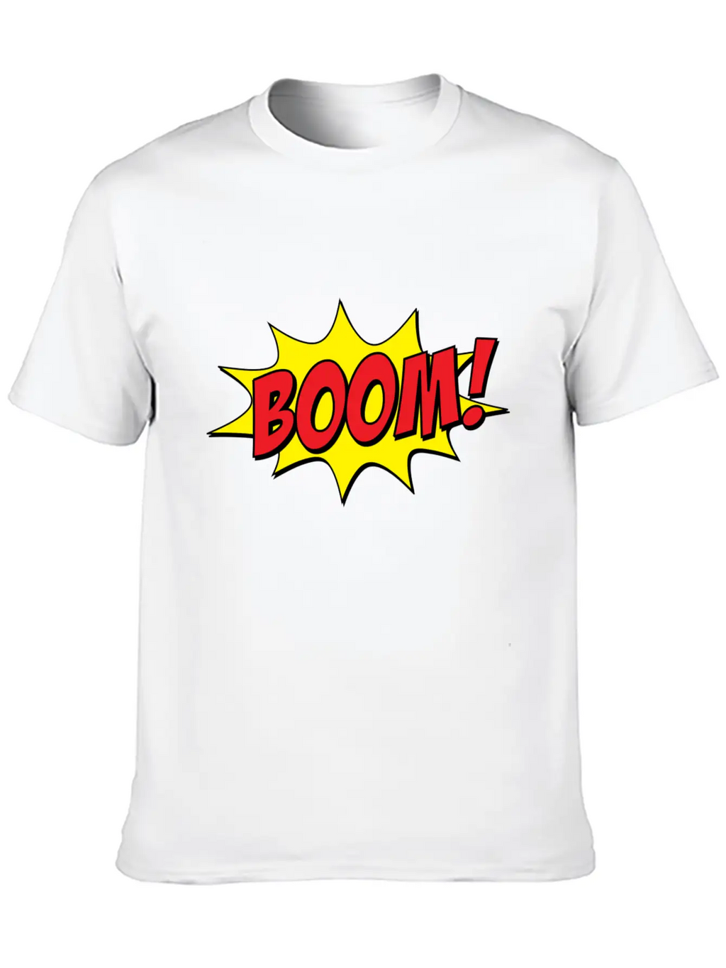 Boom! Pop Art Basic Graphic T-Shirt – Daily Comfort In Soft Cotton