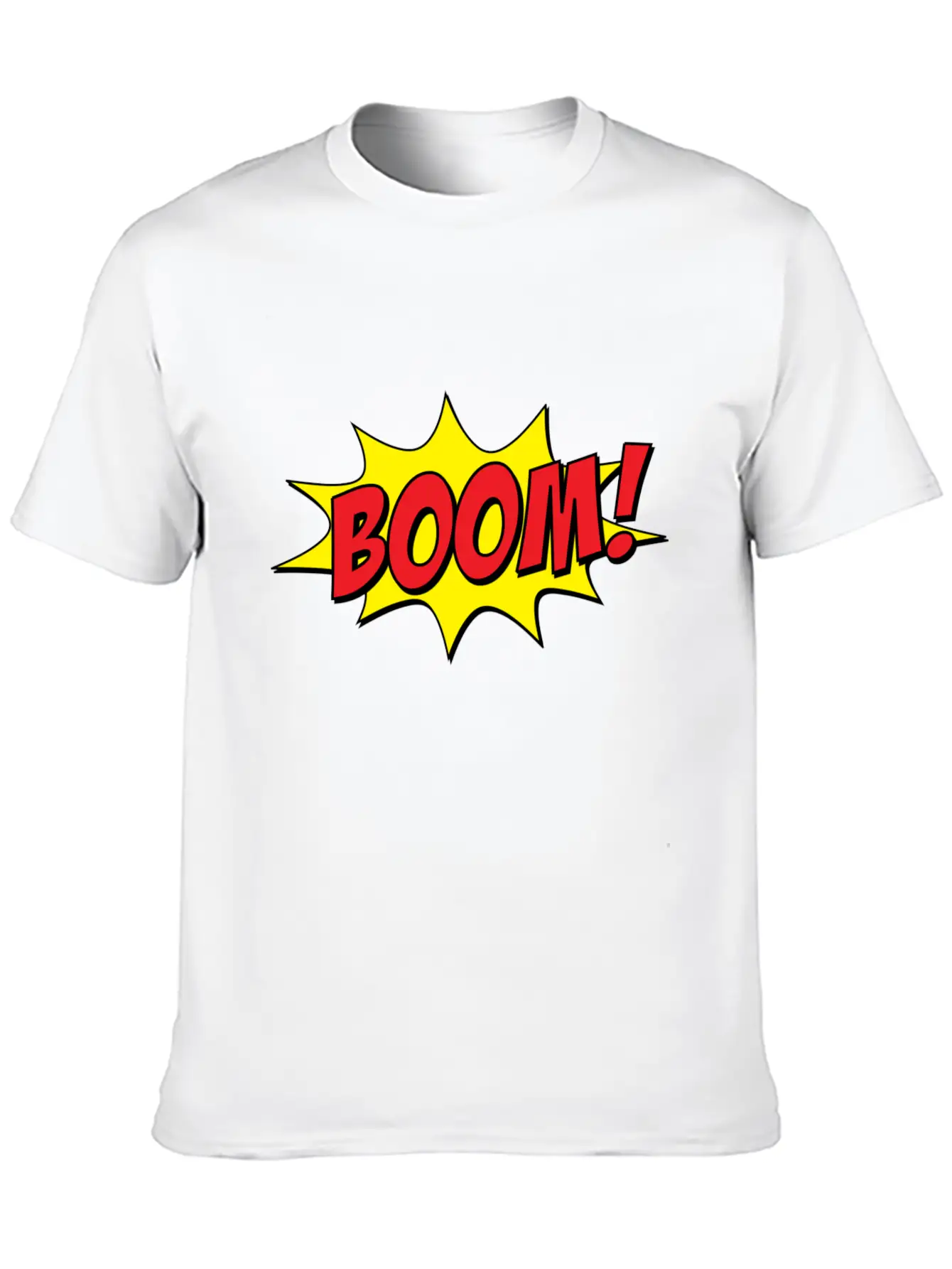 Boom! Pop Art Basic Graphic T-Shirt – Daily Comfort In Soft Cotton