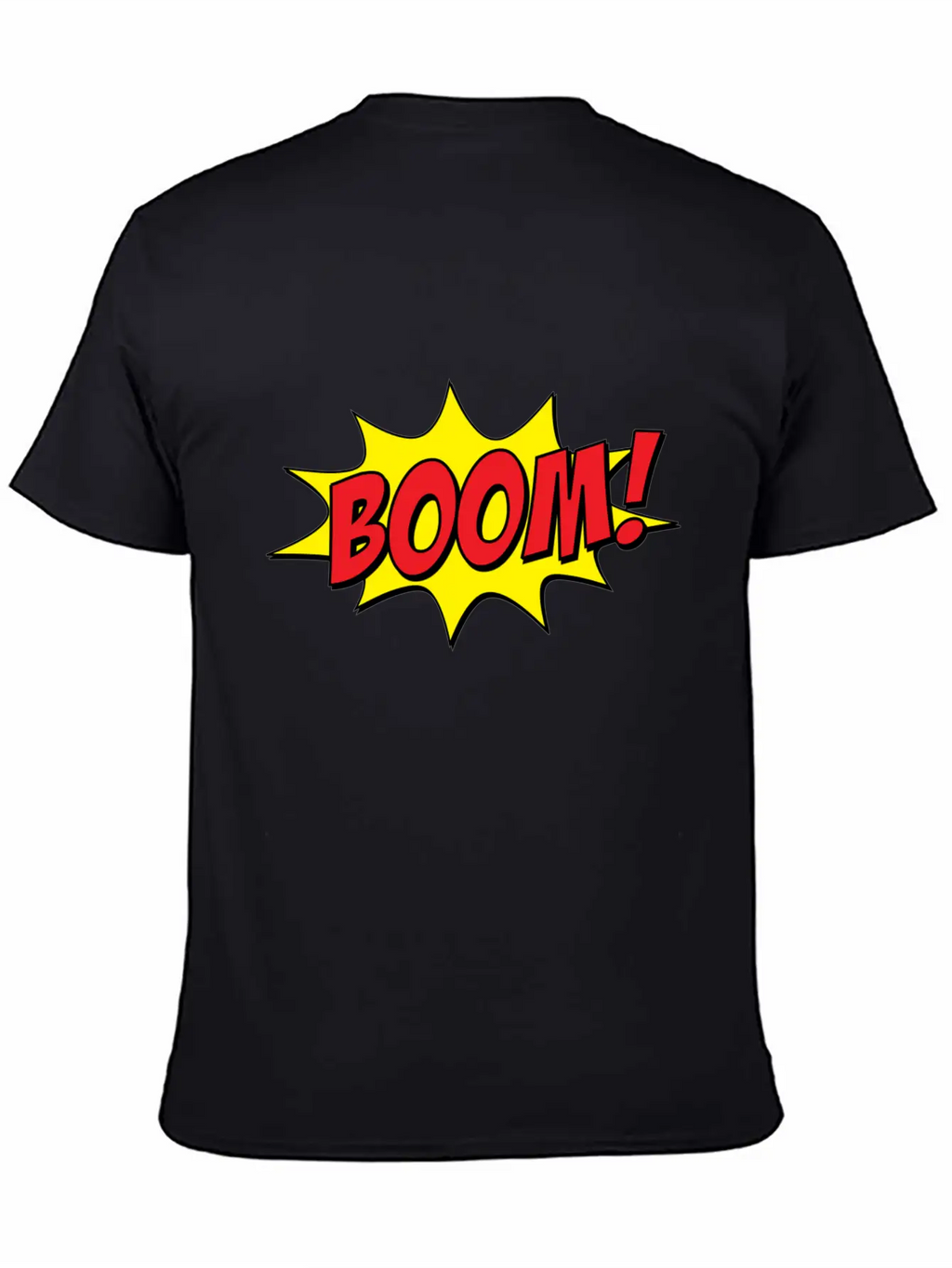 Boom! Pop Art Basic Graphic T-Shirt – Daily Comfort In Soft Cotton