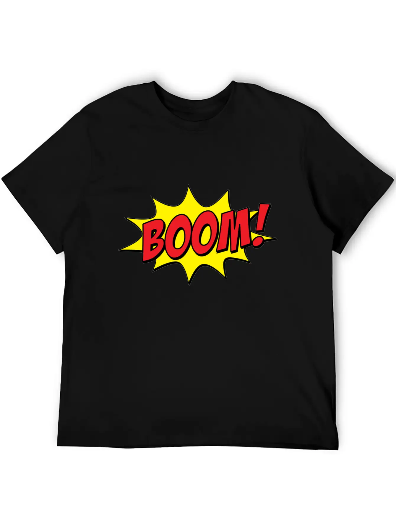 Boom! Pop Art Basic Graphic T-Shirt – Daily Comfort In Soft Cotton