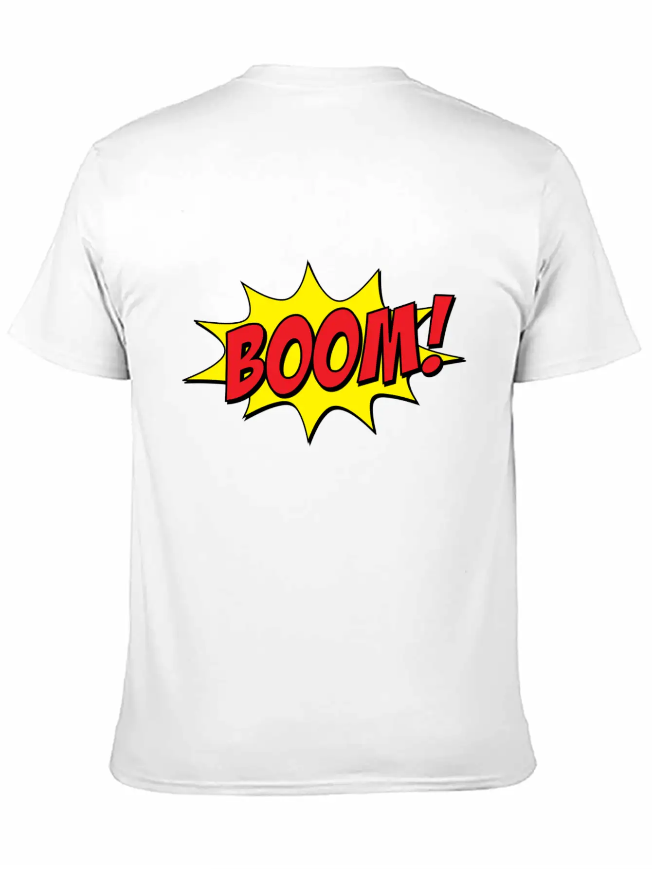 Boom! Pop Art Basic Graphic T-Shirt – Daily Comfort In Soft Cotton