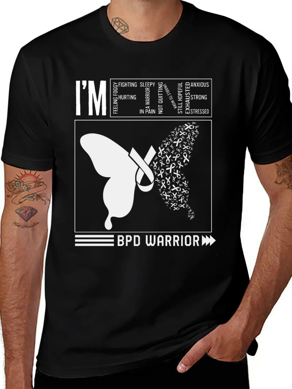 Borderline Personality Disorder Shirt, BDP I'm Stylish Everyday T-Shirt – Unisex Basic Cotton Tee