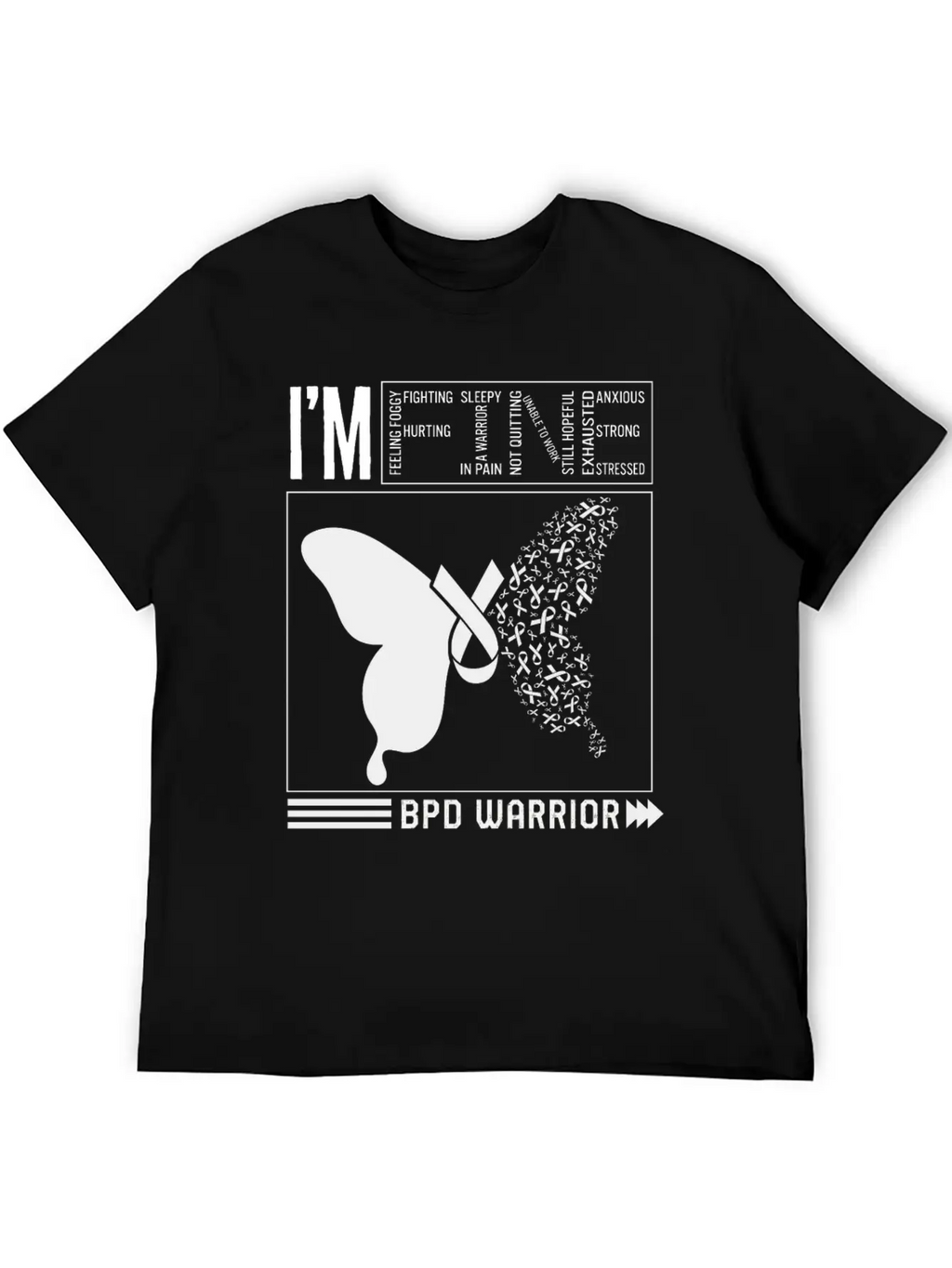 Borderline Personality Disorder Shirt, BDP I'm Stylish Everyday T-Shirt – Unisex Basic Cotton Tee