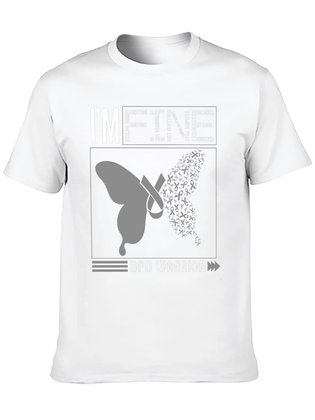 Borderline Personality Disorder Shirt, BDP I'm Stylish Everyday T-Shirt – Unisex Basic Cotton Tee