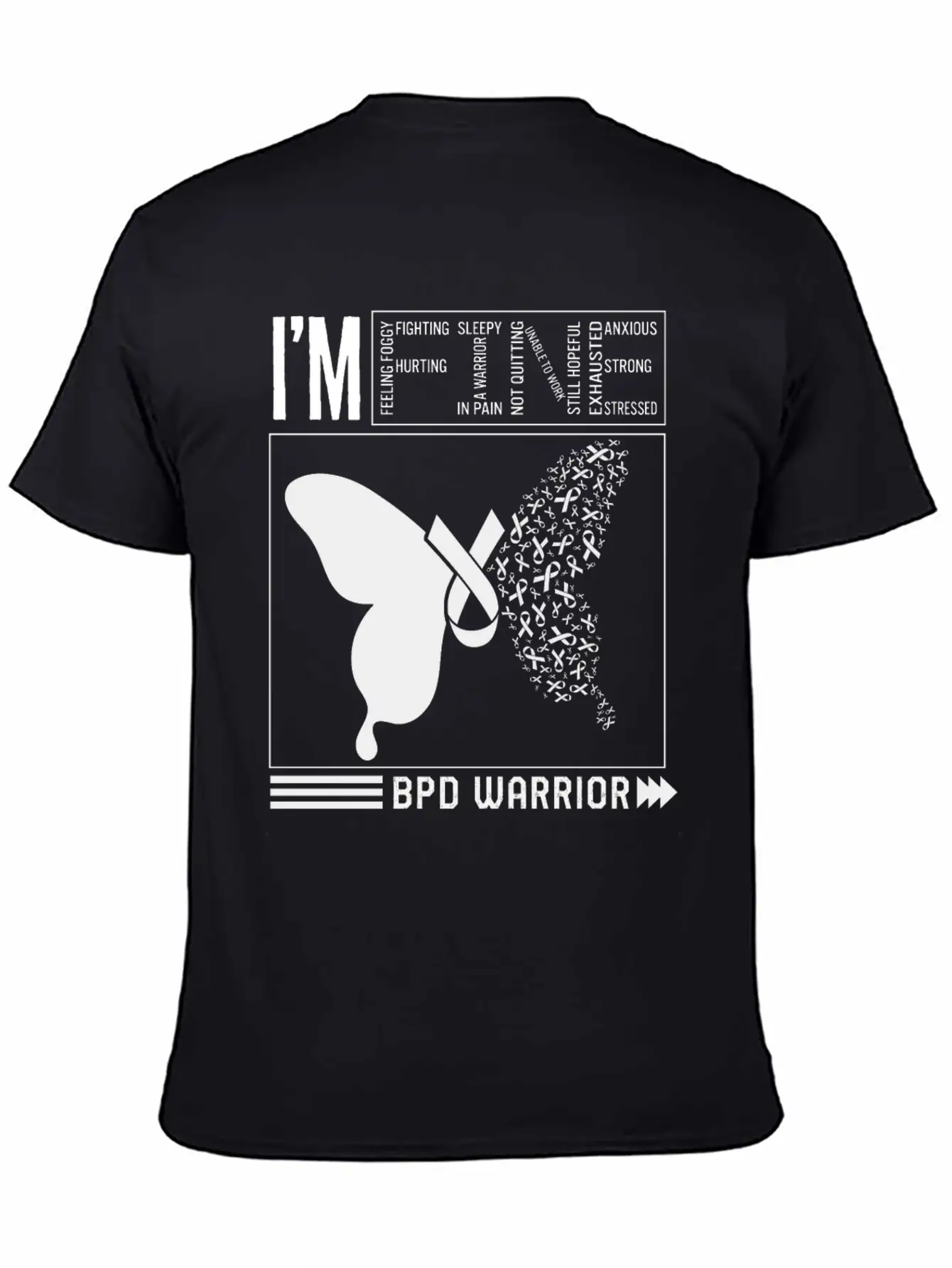 Borderline Personality Disorder Shirt, BDP I'm Stylish Everyday T-Shirt – Unisex Basic Cotton Tee