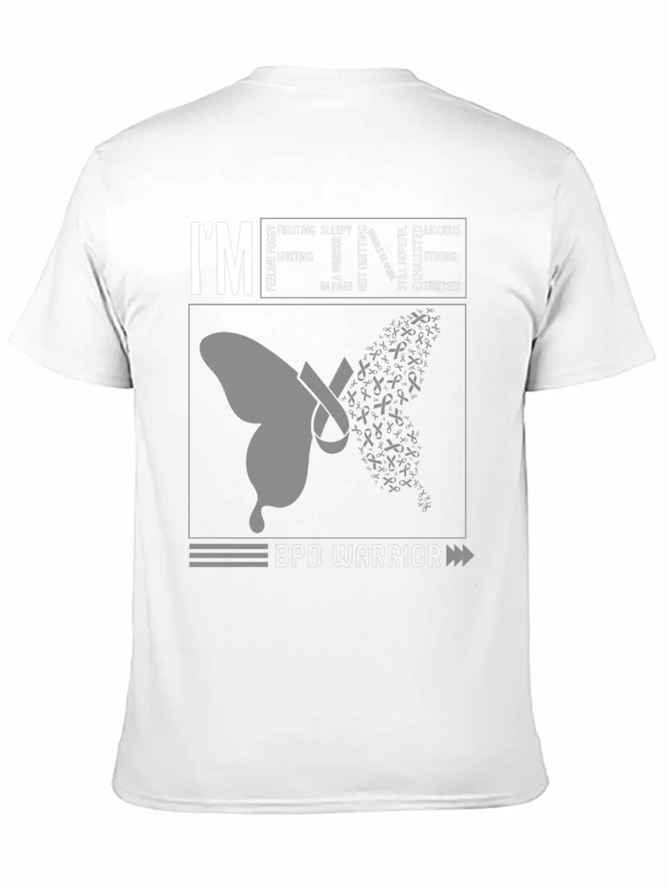 Borderline Personality Disorder Shirt, BDP I'm Stylish Everyday T-Shirt – Unisex Basic Cotton Tee