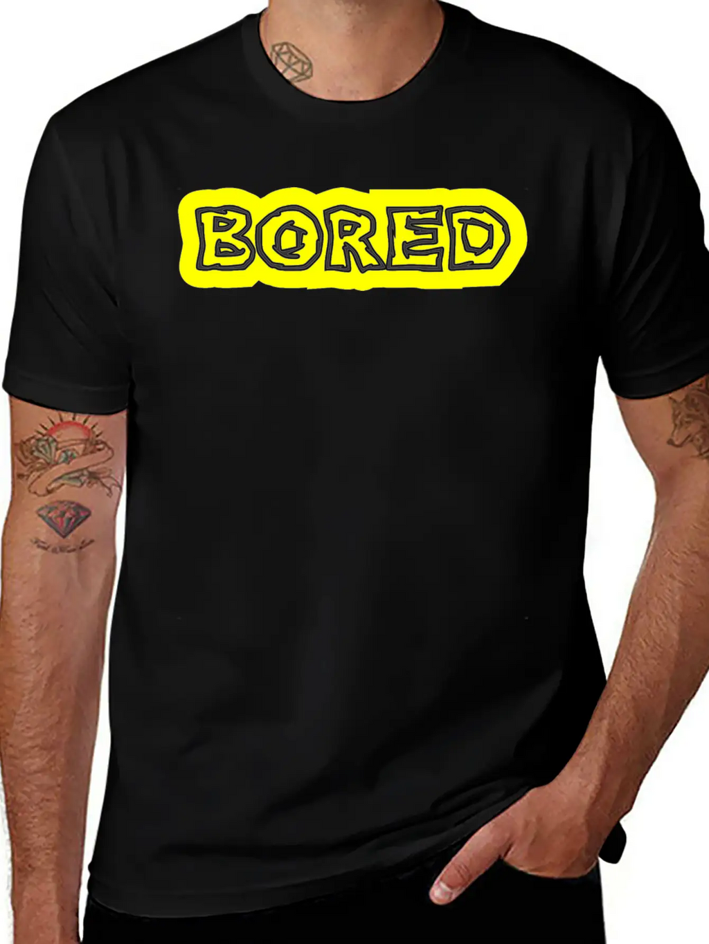 Bored Essential Cotton Tee For Daily Outfits – Unisex Style