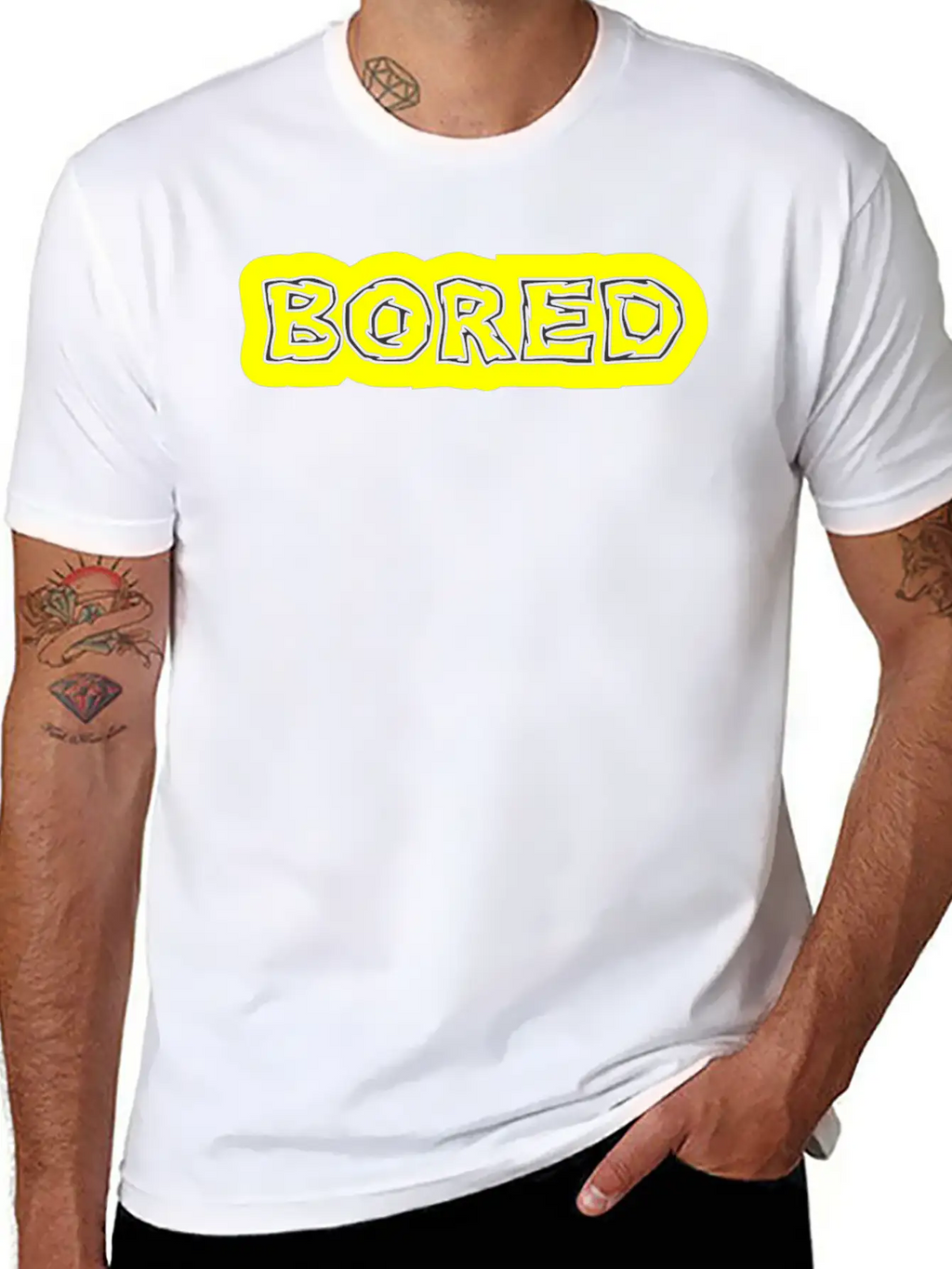 Bored Essential Cotton Tee For Daily Outfits – Unisex Style