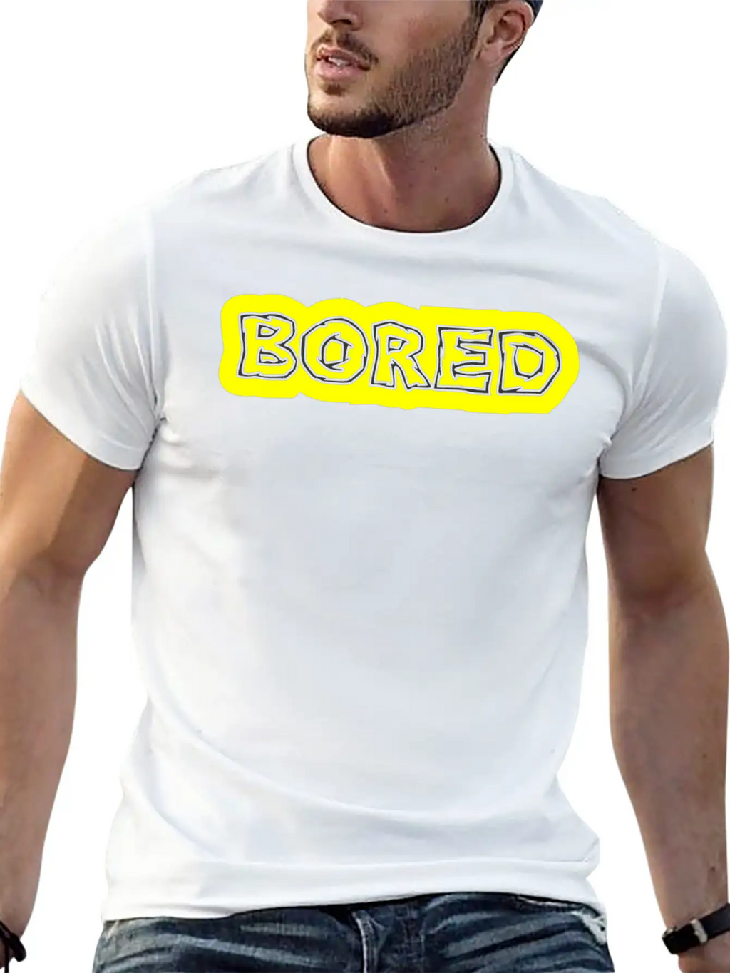Bored Essential Cotton Tee For Daily Outfits – Unisex Style