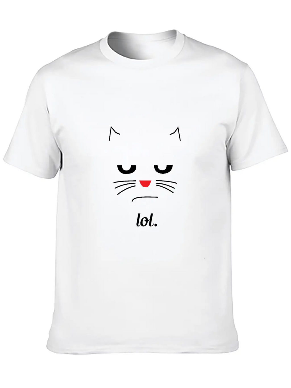 BoredCat Lol. - Funny Cat T-Shirt Unisex Casual T-Shirt – Clean Design For Daily Comfort