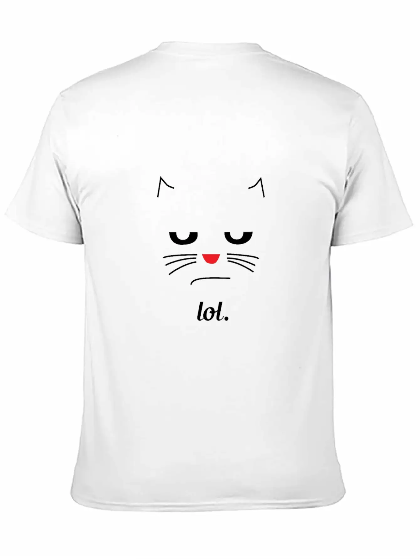 BoredCat Lol. - Funny Cat T-Shirt Unisex Casual T-Shirt – Clean Design For Daily Comfort