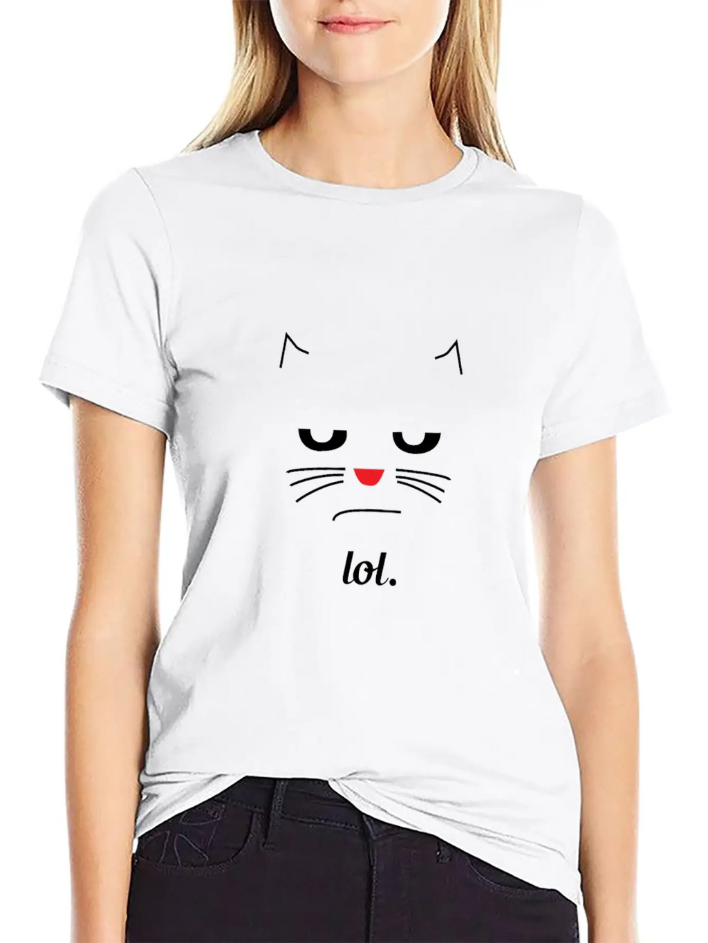 BoredCat Lol. - Funny Cat T-Shirt Unisex Casual T-Shirt – Clean Design For Daily Comfort