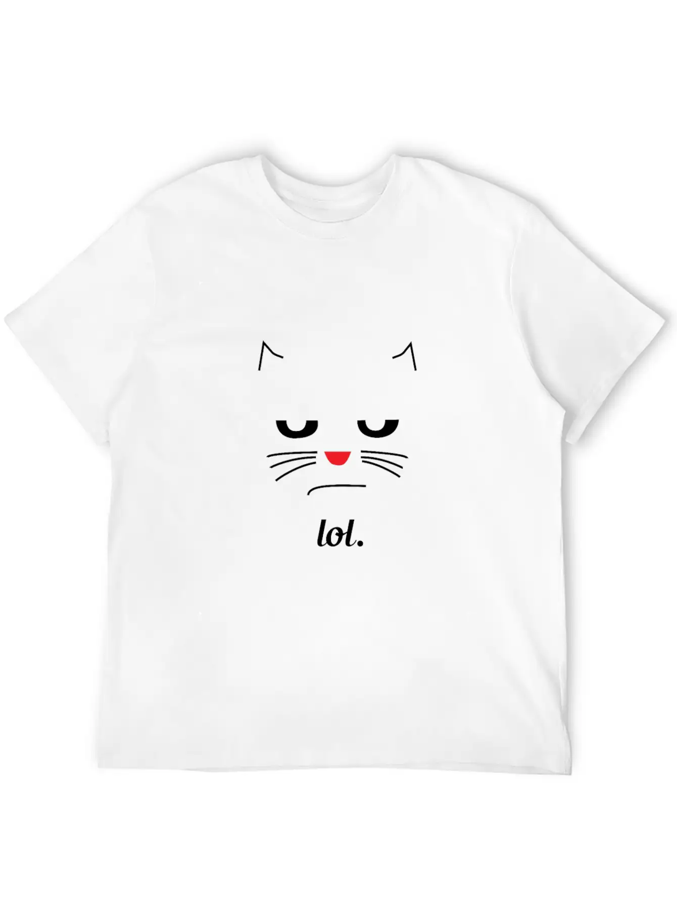BoredCat Lol. - Funny Cat T-Shirt Unisex Casual T-Shirt – Clean Design For Daily Comfort