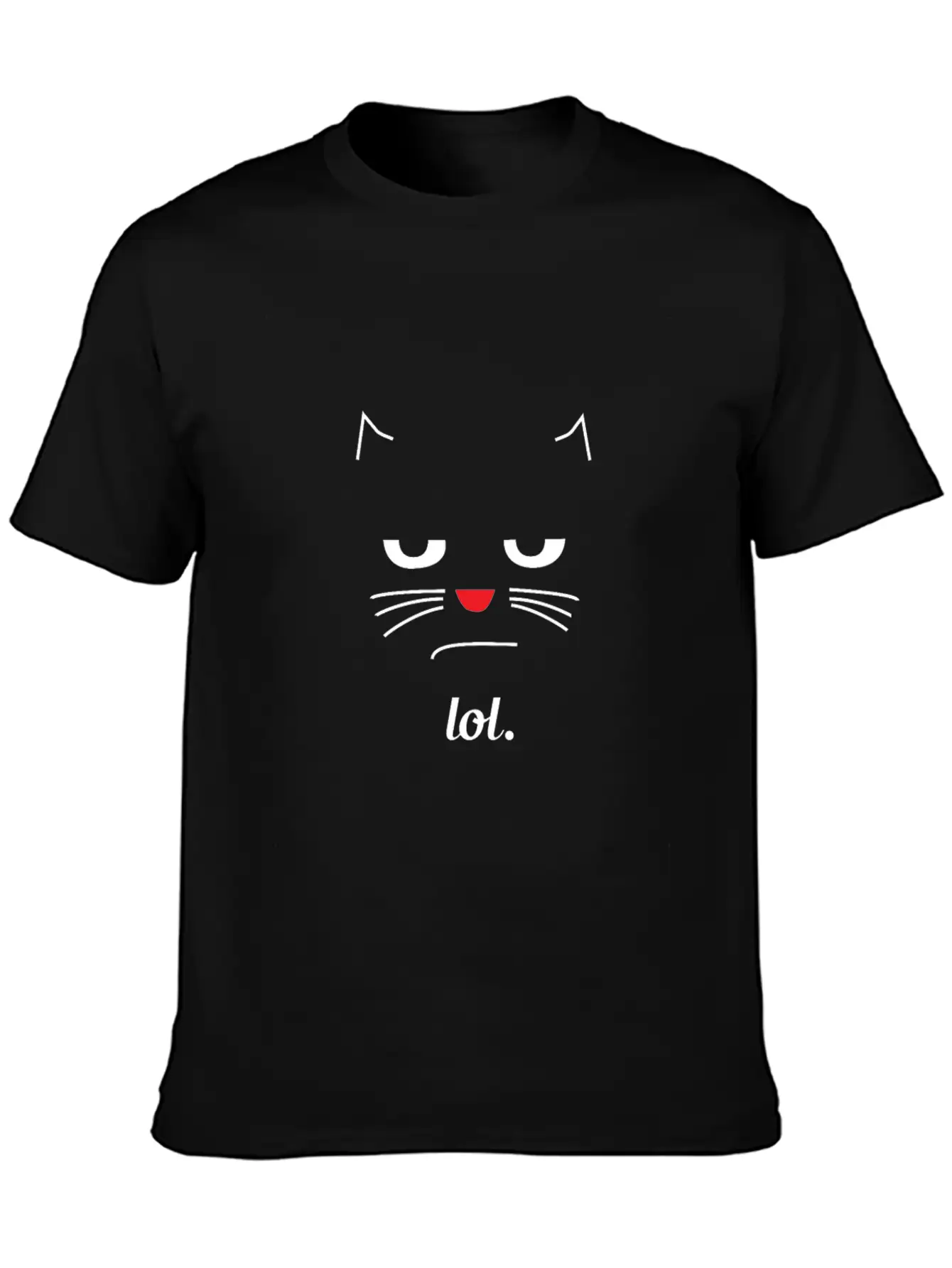 BoredCat Lol. - Funny Cat T-Shirt Unisex Casual T-Shirt – Clean Design For Daily Comfort