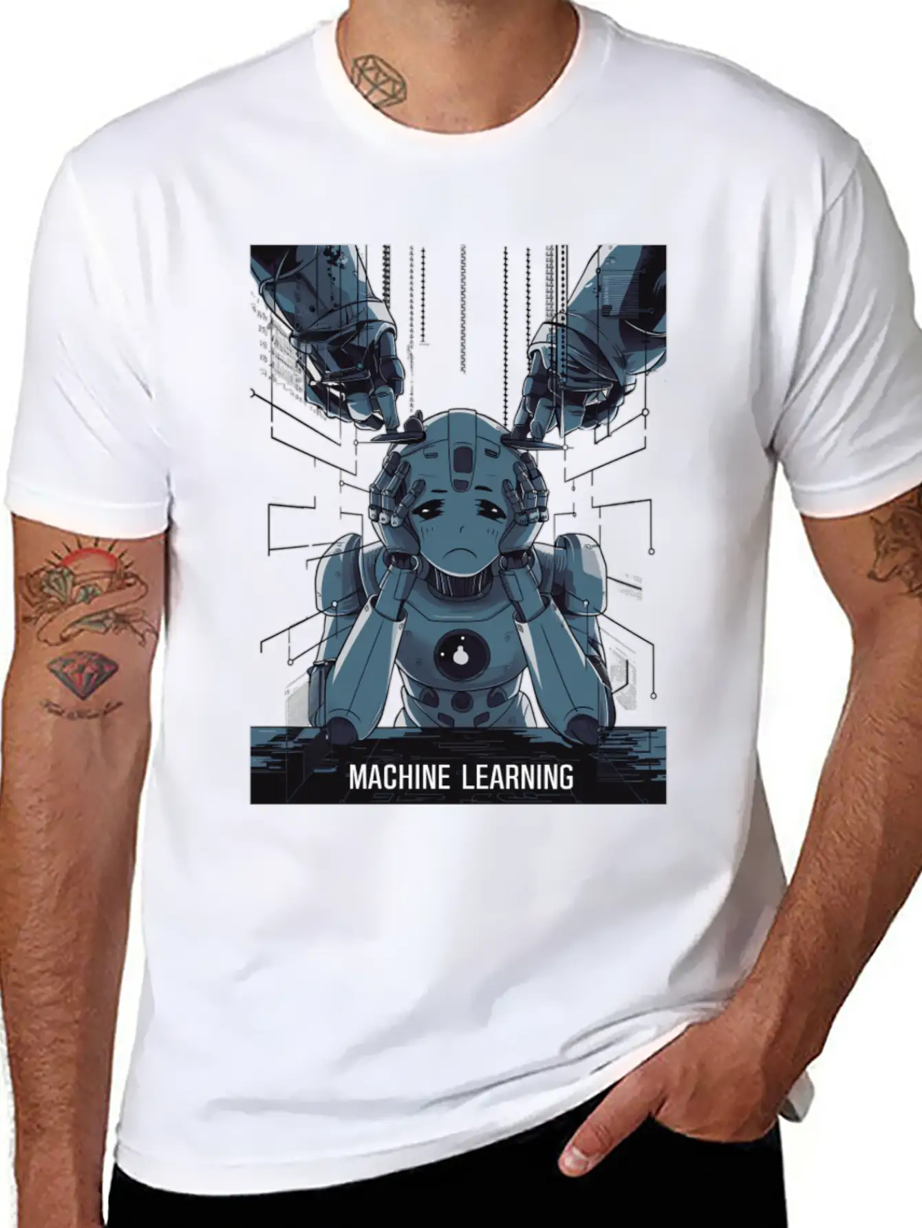 Born Free Forced To Learn Classic Cotton Tee – Unisex Comfort For Any Season