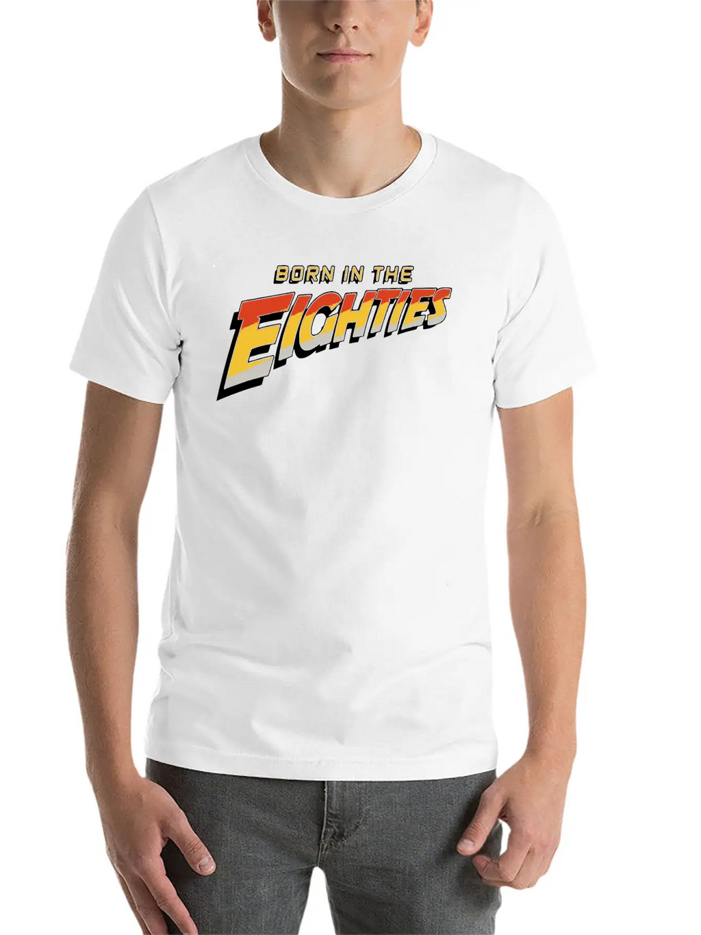 Born In The Eighties 80s Summer Cool Disco Present Classic Cotton Tee – Unisex Comfort For Any Season