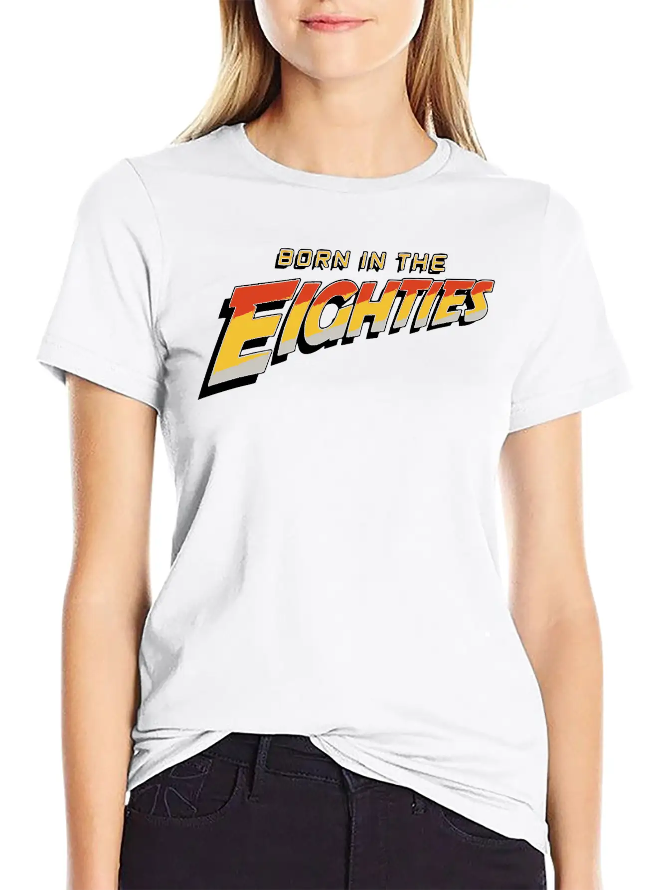 Born In The Eighties 80s Summer Cool Disco Present Classic Cotton Tee – Unisex Comfort For Any Season