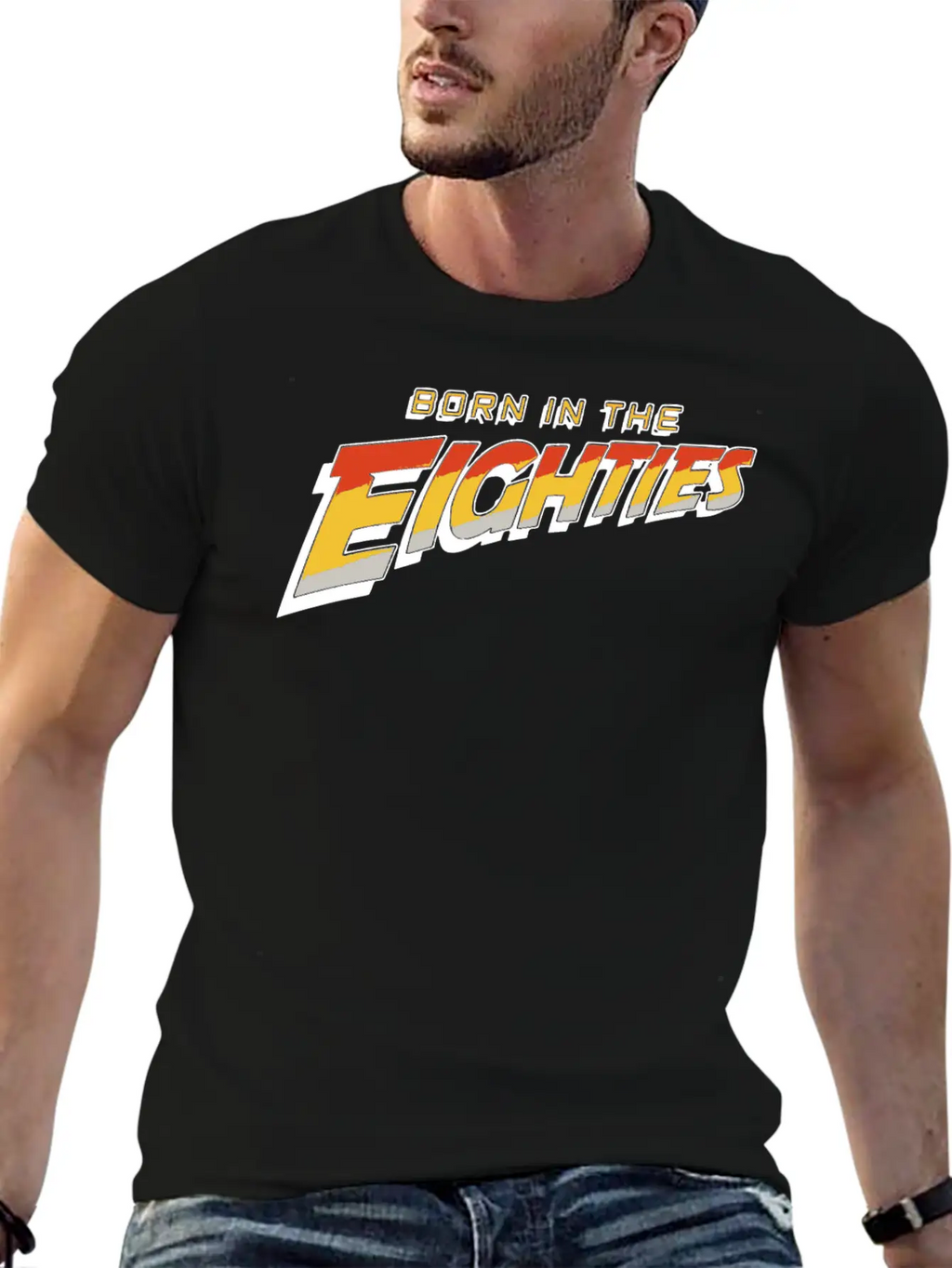 Born In The Eighties 80s Summer Cool Disco Present Classic Cotton Tee – Unisex Comfort For Any Season