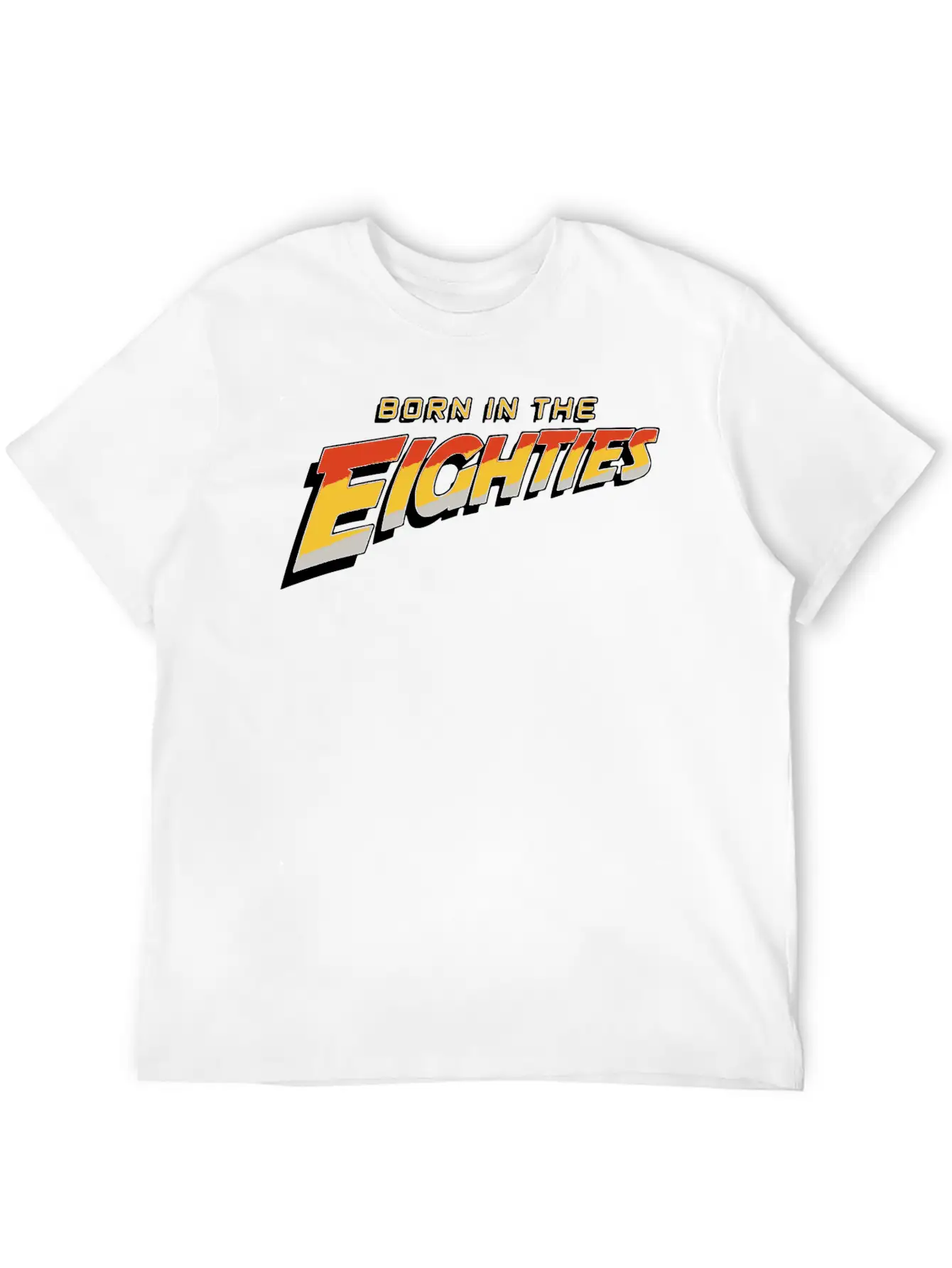 Born In The Eighties 80s Summer Cool Disco Present Classic Cotton Tee – Unisex Comfort For Any Season