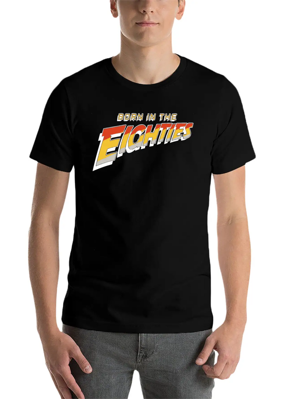 Born In The Eighties 80s Summer Cool Disco Present Classic Cotton Tee – Unisex Comfort For Any Season