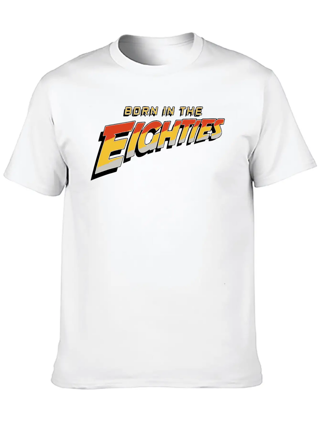 Born In The Eighties 80s Summer Cool Disco Present Classic Cotton Tee – Unisex Comfort For Any Season