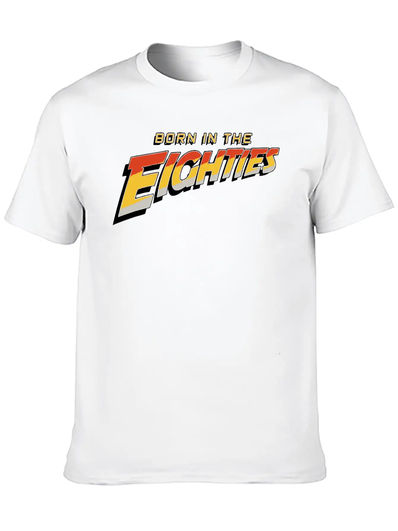 Born In The Eighties 80s Summer Cool Disco Present Classic Cotton Tee – Unisex Comfort For Any Season
