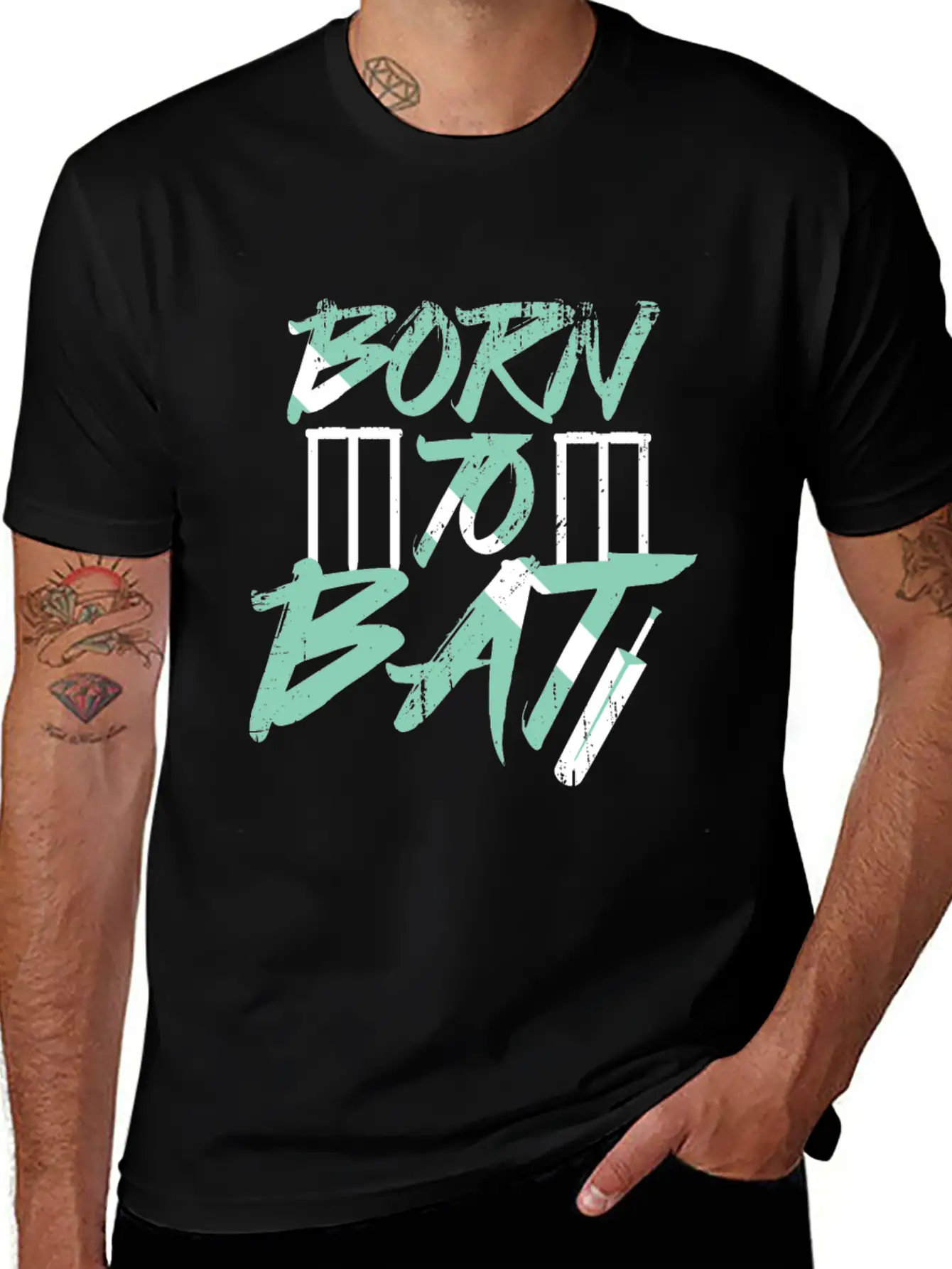 Born To Bat Timeless Short Sleeve Tee – Comfy And Minimalist Design