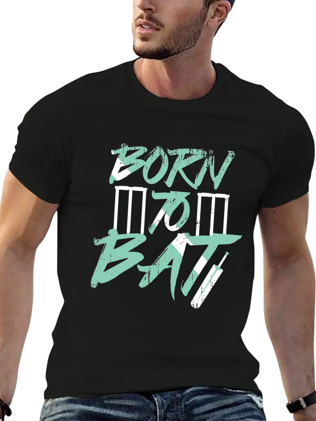 Born To Bat Timeless Short Sleeve Tee – Comfy And Minimalist Design
