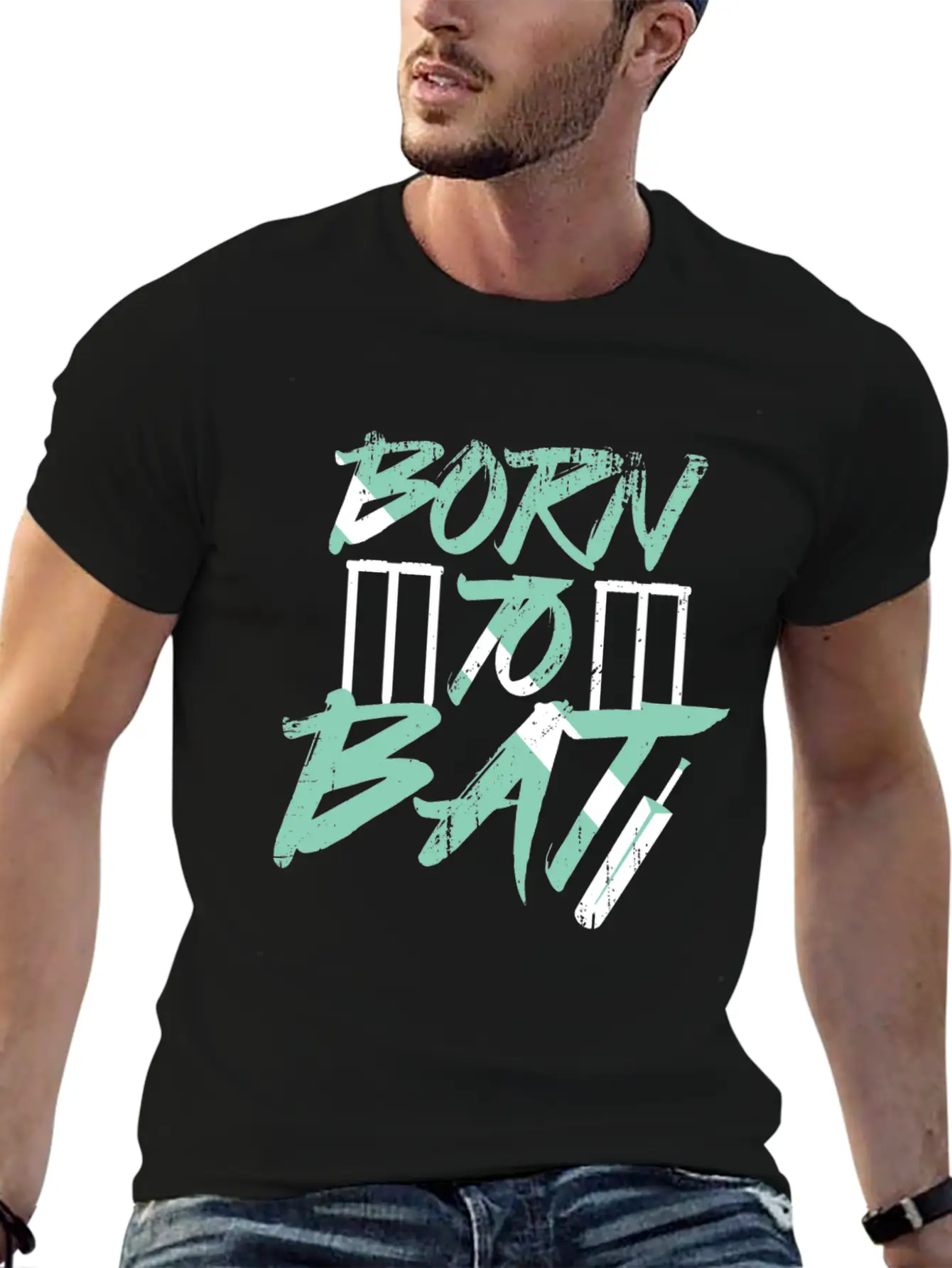 Born To Bat Timeless Short Sleeve Tee – Comfy And Minimalist Design