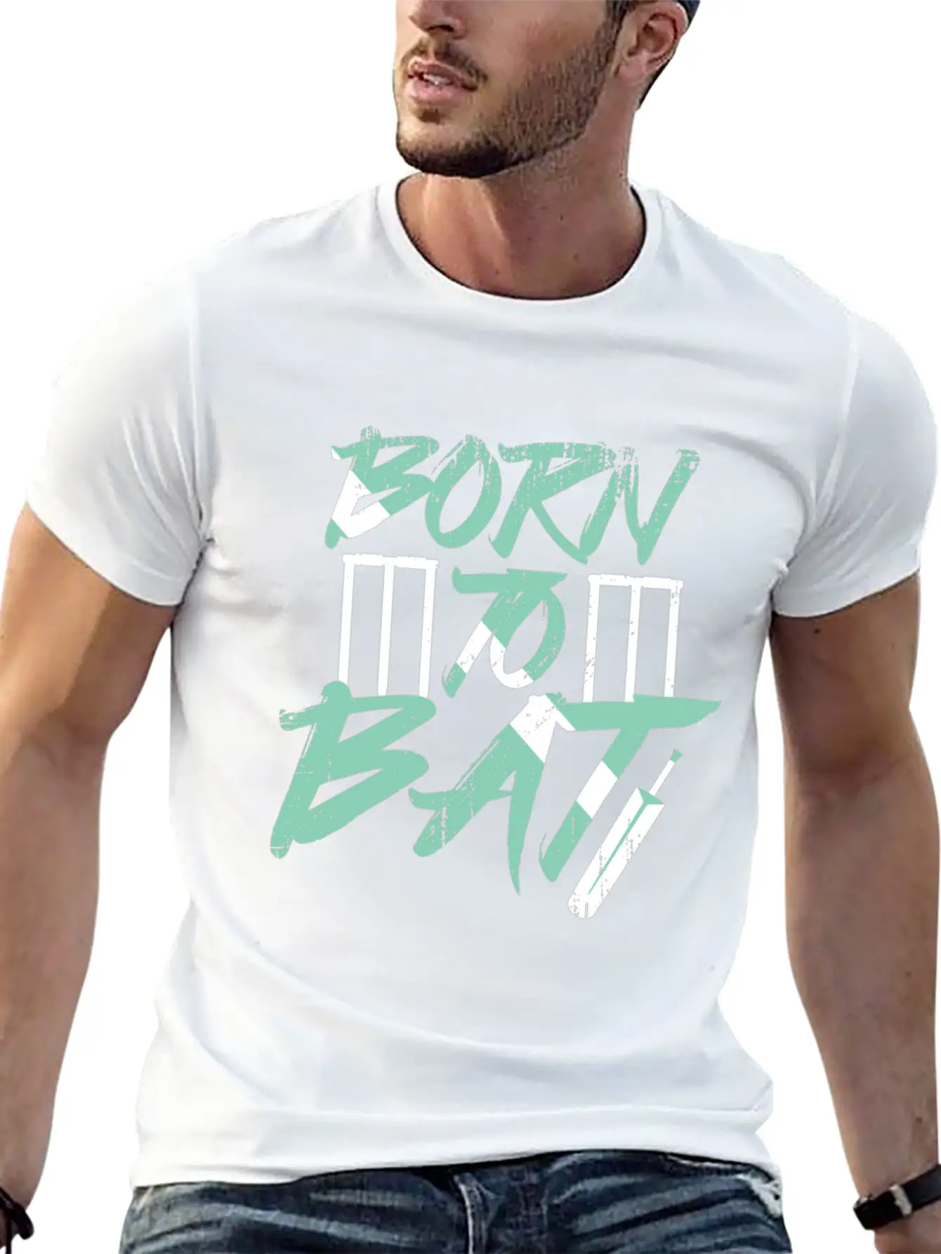 Born To Bat Timeless Short Sleeve Tee – Comfy And Minimalist Design