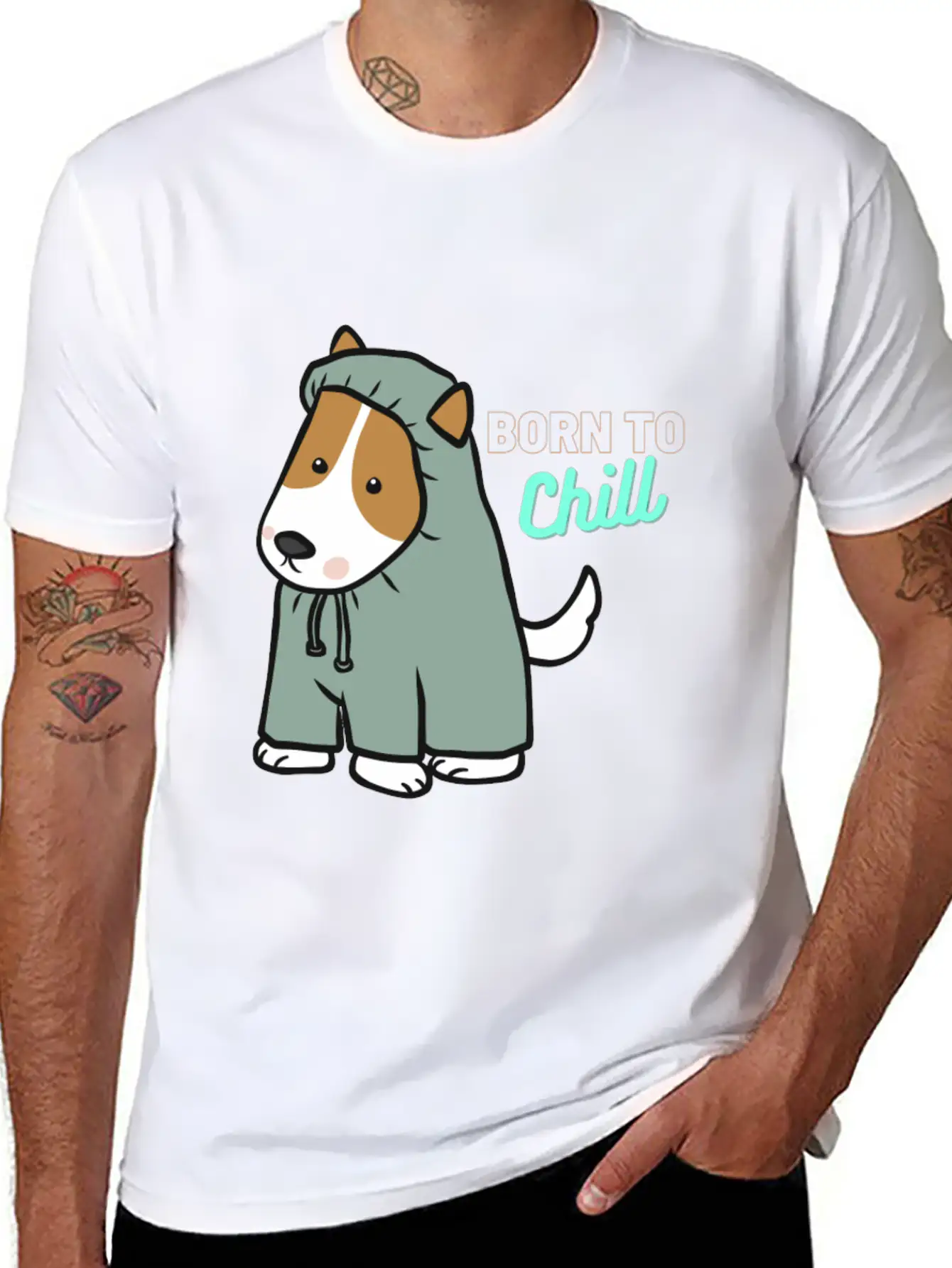Born To Chill Timeless Short Sleeve Tee – Comfy And Minimalist Design