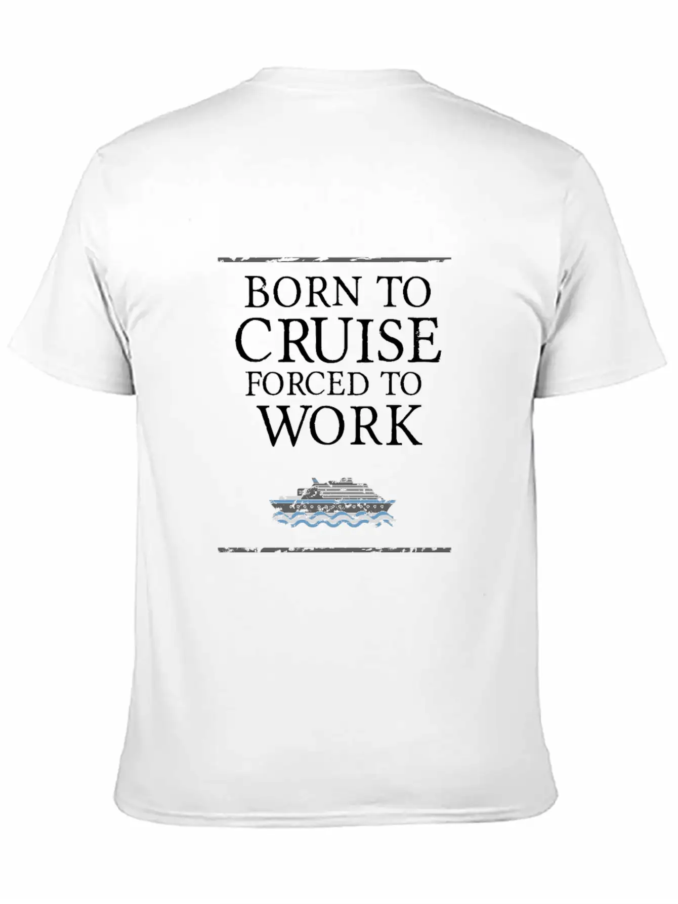 Born To Cruise - Ship Vacation Accessories Gift Sh Classic Cotton Tee – Unisex Comfort For Any Season