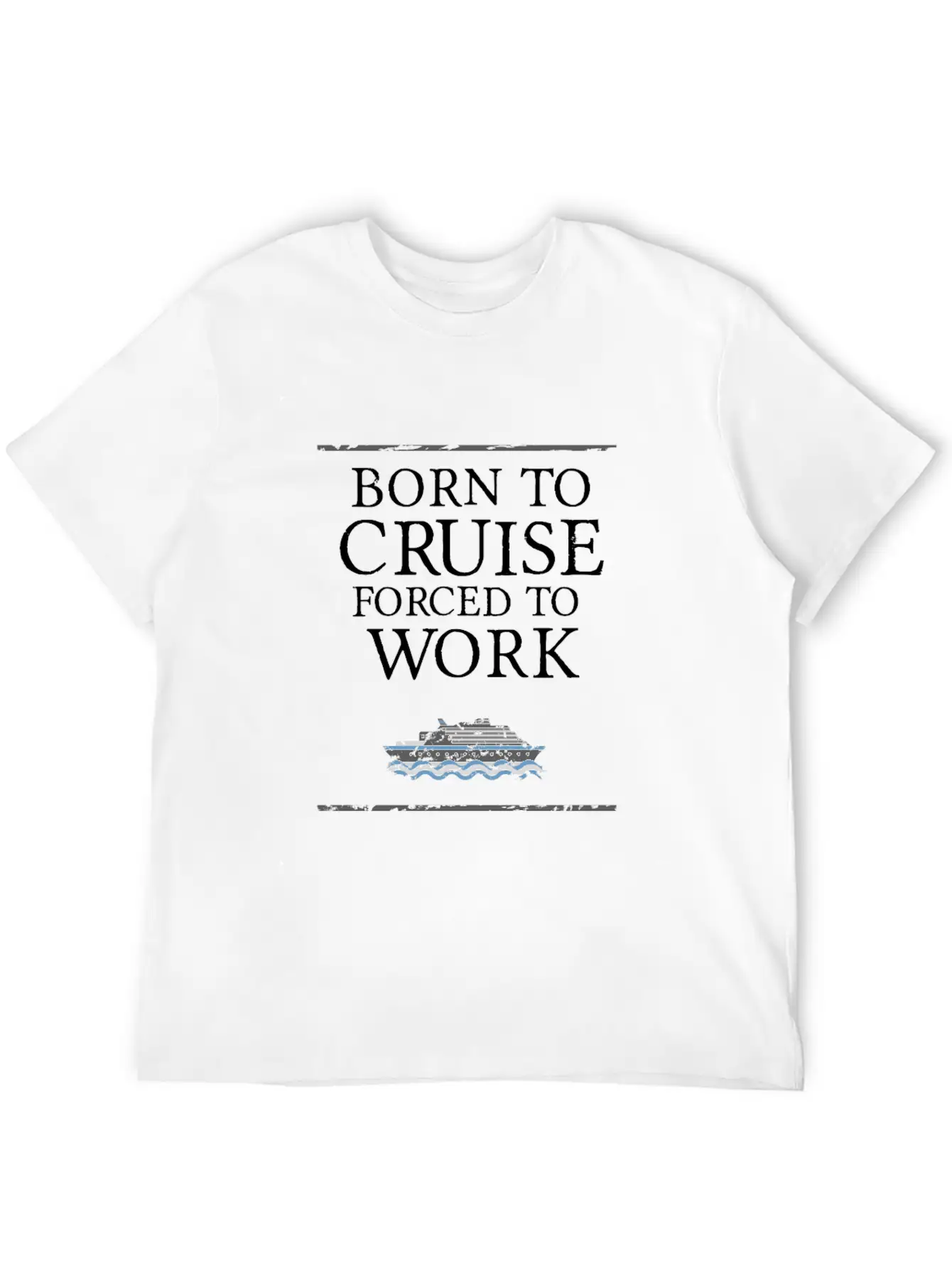 Born To Cruise - Ship Vacation Accessories Gift Sh Classic Cotton Tee – Unisex Comfort For Any Season