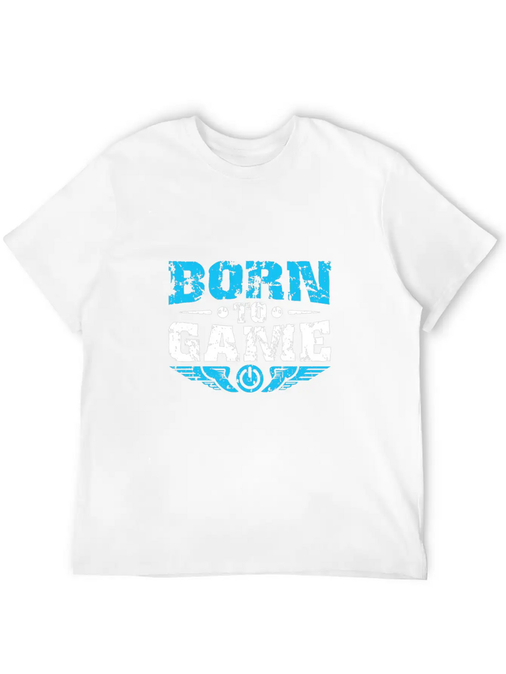 BORN TO GAME Stylish Everyday T-Shirt – Unisex Basic Cotton Tee