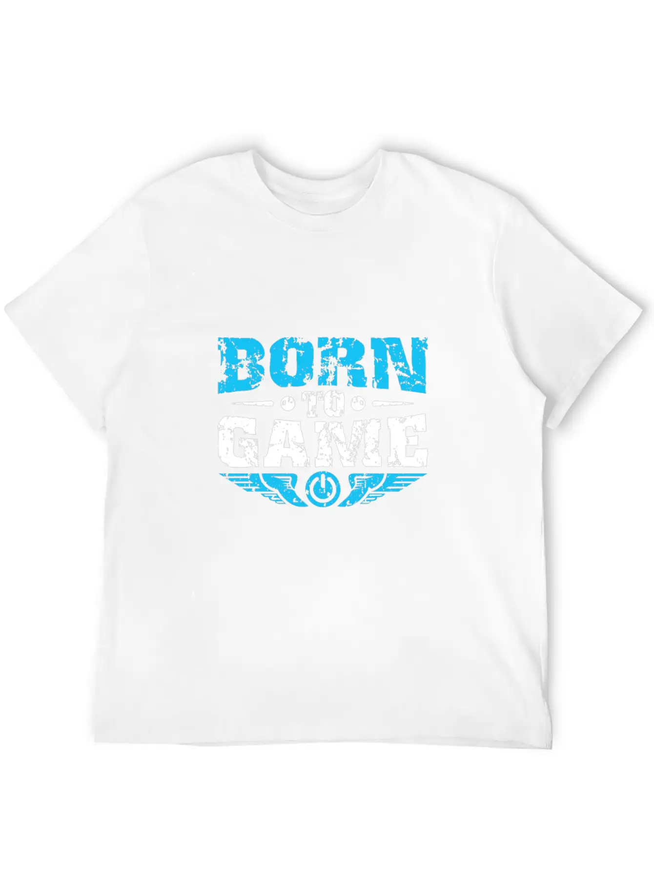 BORN TO GAME Stylish Everyday T-Shirt – Unisex Basic Cotton Tee