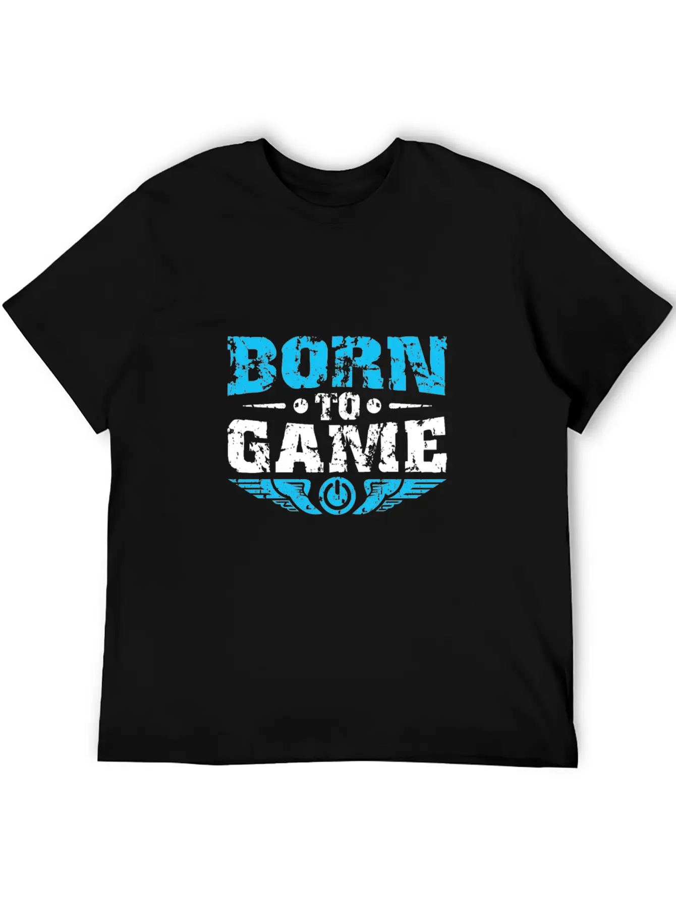 BORN TO GAME Stylish Everyday T-Shirt – Unisex Basic Cotton Tee