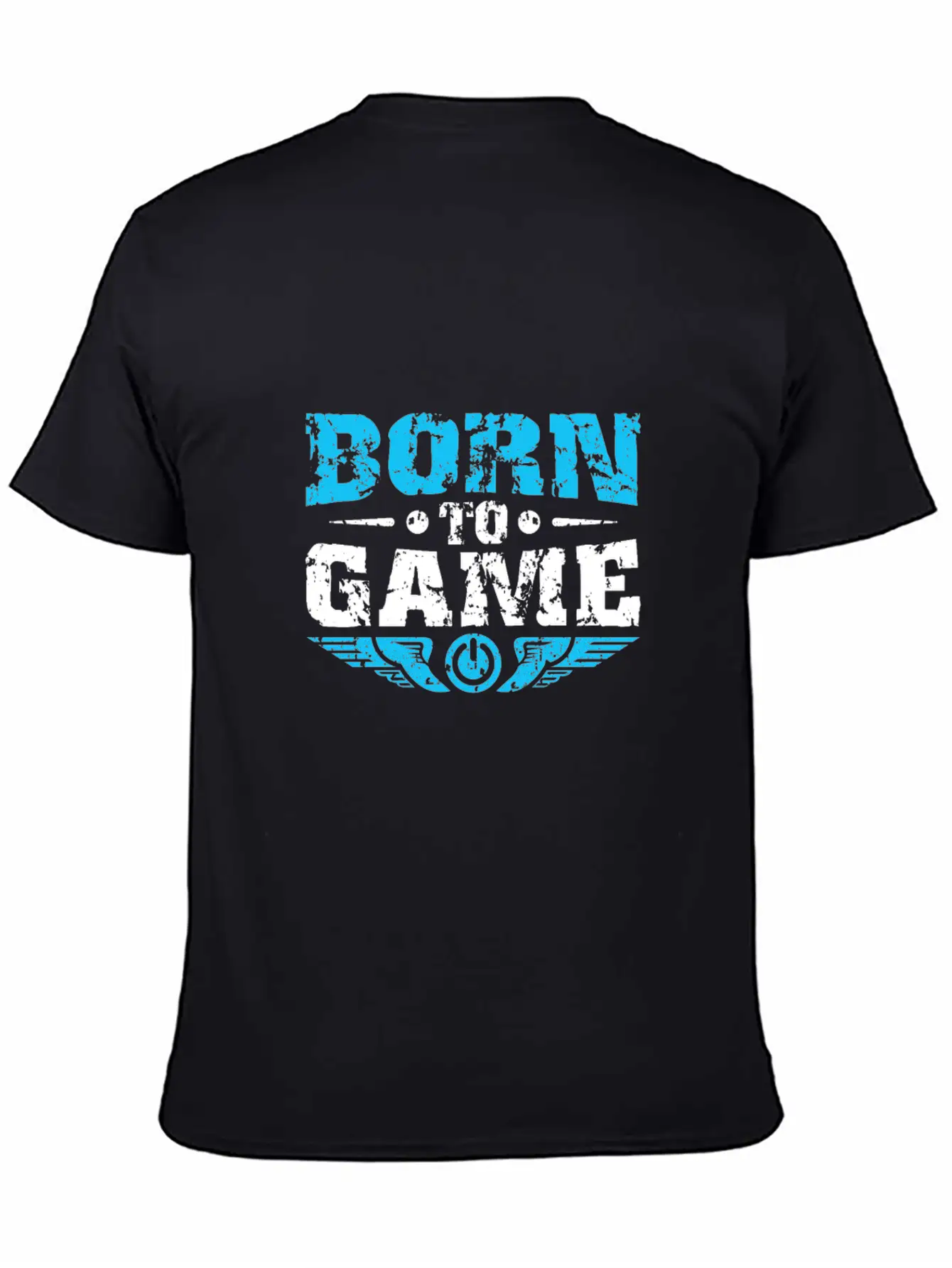 BORN TO GAME Stylish Everyday T-Shirt – Unisex Basic Cotton Tee