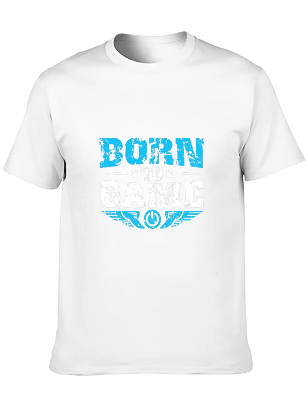 BORN TO GAME Stylish Everyday T-Shirt – Unisex Basic Cotton Tee