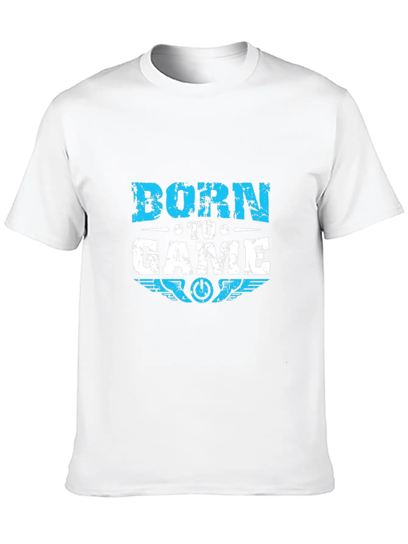 BORN TO GAME Stylish Everyday T-Shirt – Unisex Basic Cotton Tee